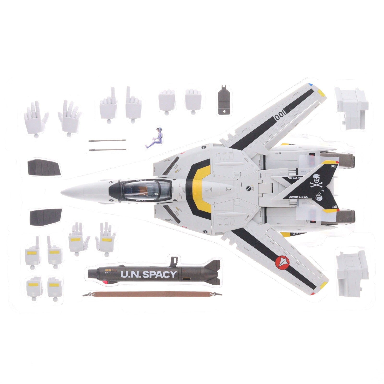 【中古即納】[TOY] DX超合金 VF-1S バルキリー ロイ・フォッカースペシャル リバイバルVer. 超時空要塞マクロス 完成トイ バンダイスピリッツ(20260808)