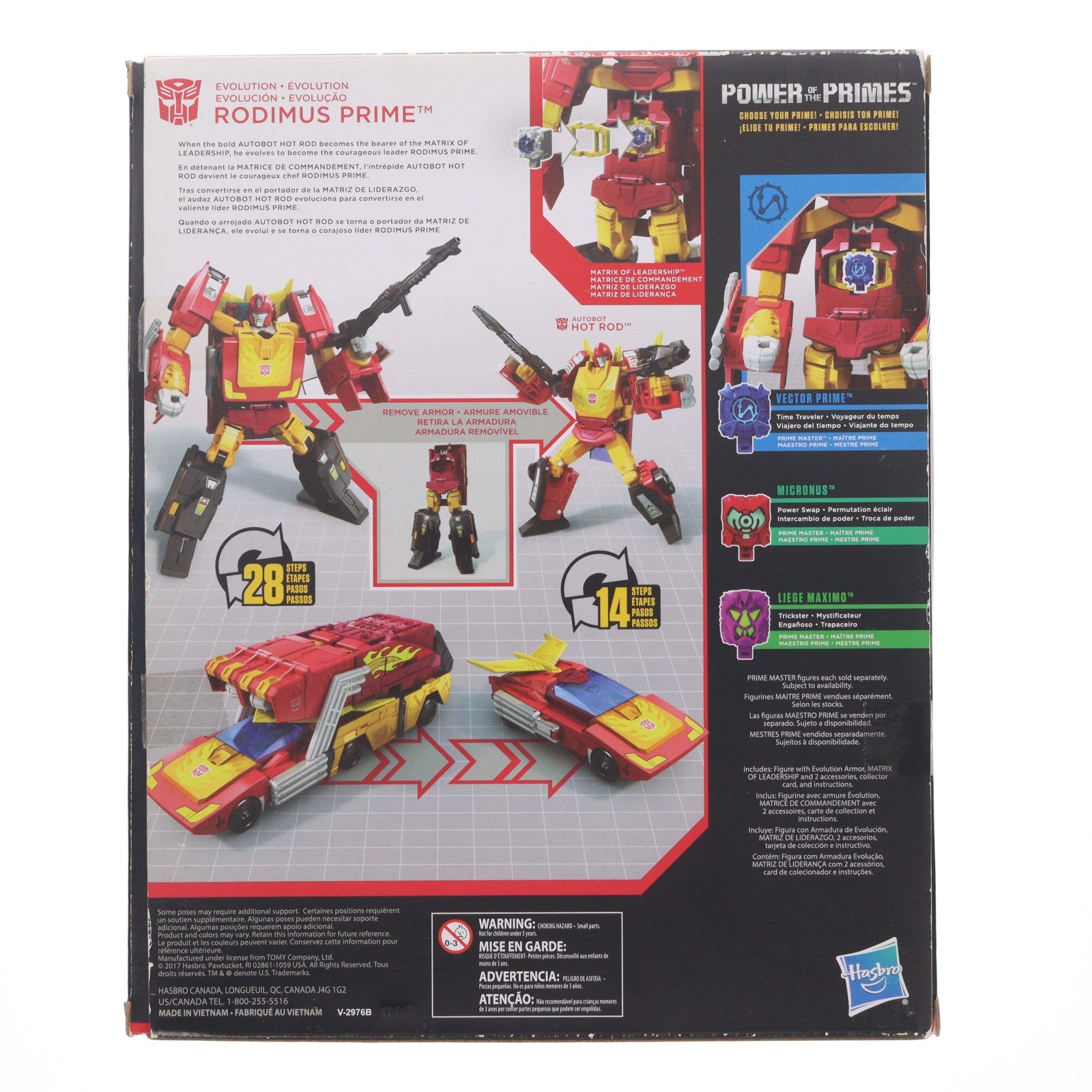 【中古即納】[TOY] トランスフォーマー ジェネレーションズ パワーオブザプライム ロディマスプライム(海外版) 完成トイ(E0902) ハズブロ(20171231)