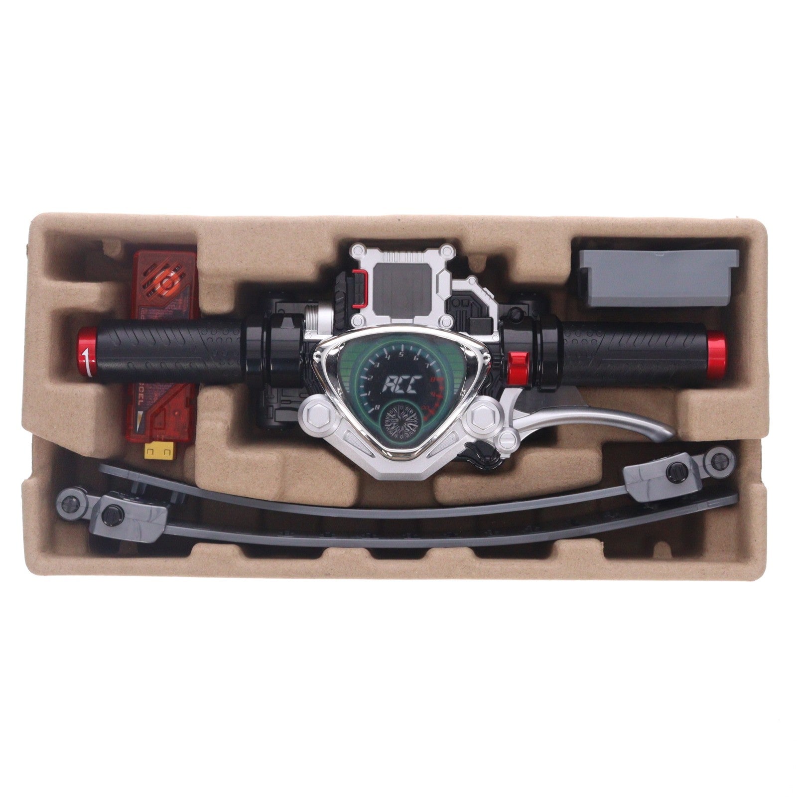 【中古即納】[TOY] SUPER BEST 変身ベルト DXアクセルドライバー 仮面ライダーW(ダブル) 完成トイ バンダイ(20250628)