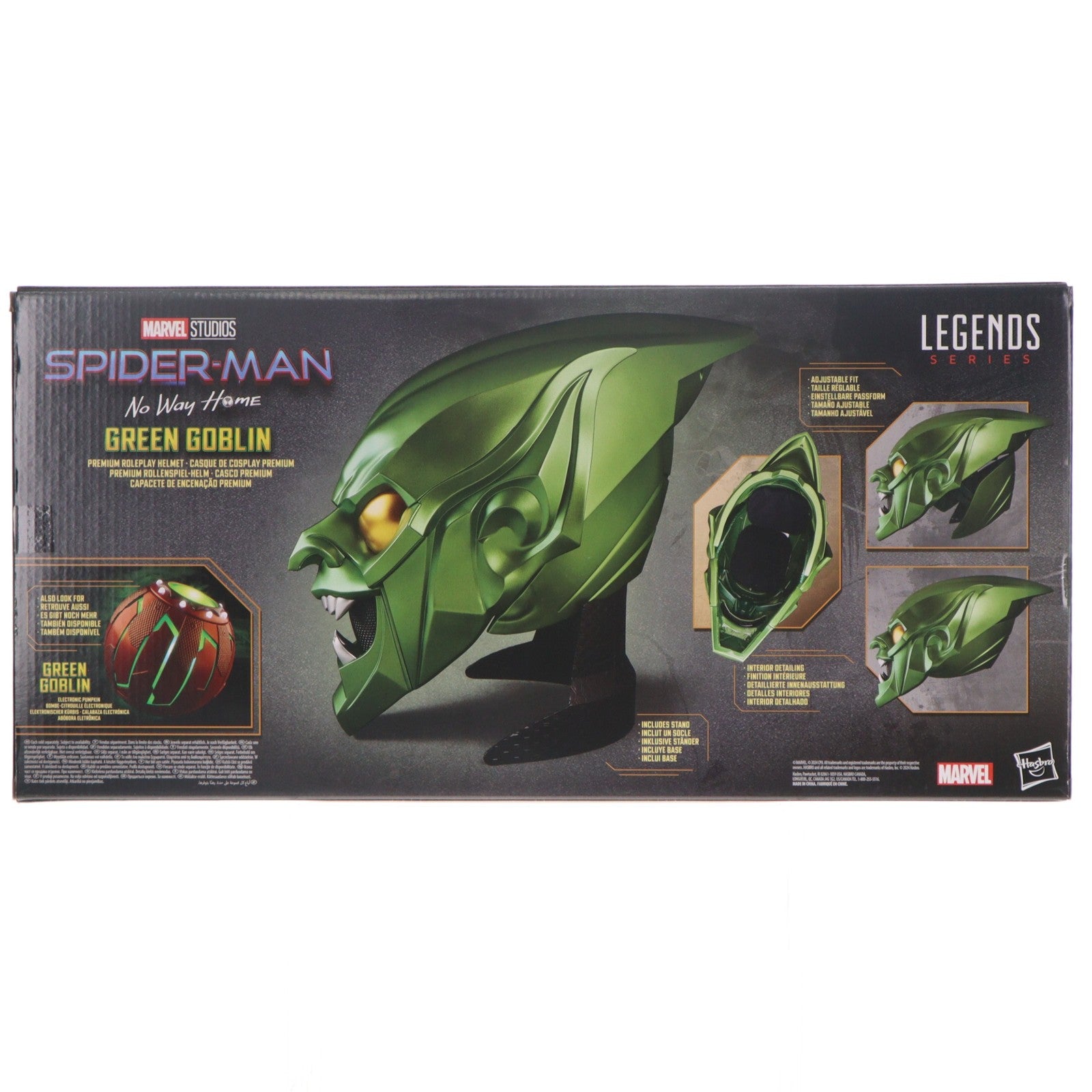 【中古即納】[TOY] マーベル・レジェンド 1/1 レプリカ グリーン・ゴブリン ヘルメット[映画『スパイダーマン:ノー・ウェイ・ホーム』] 完成トイ ハズブロ(20241031)