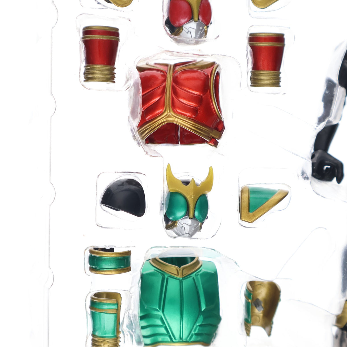 【中古即納】[TOY] 超合金 GD-27 装着変身5 仮面ライダークウガ ライジングフォームセット 完成トイ バンダイ(20000831)