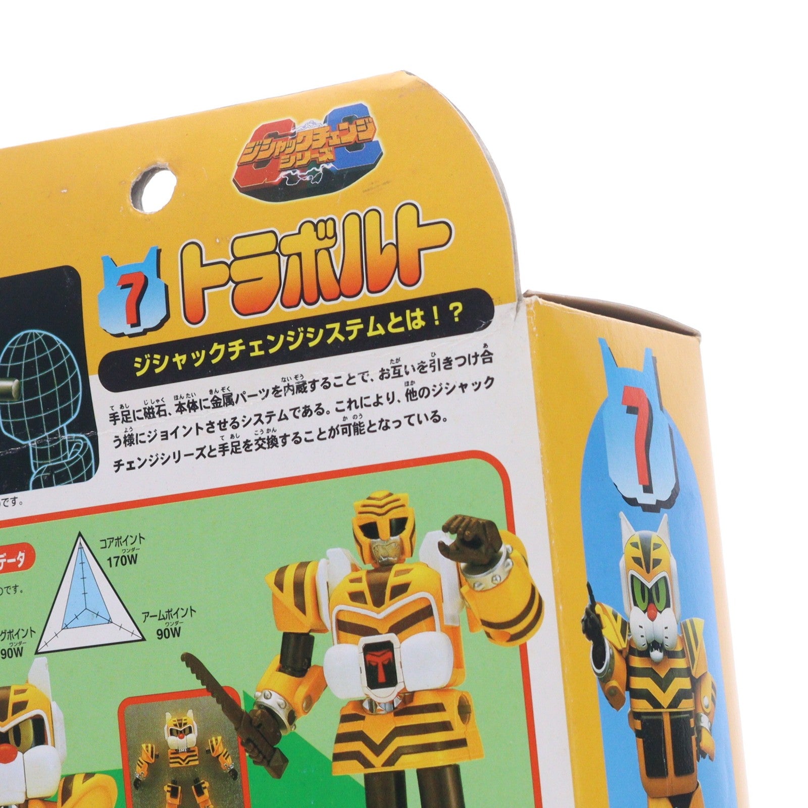 【中古即納】[TOY] ジシャックチェンジシリーズ No.7 トラボルト テツワン探偵 ロボタック 完成トイ バンダイ(19980430)