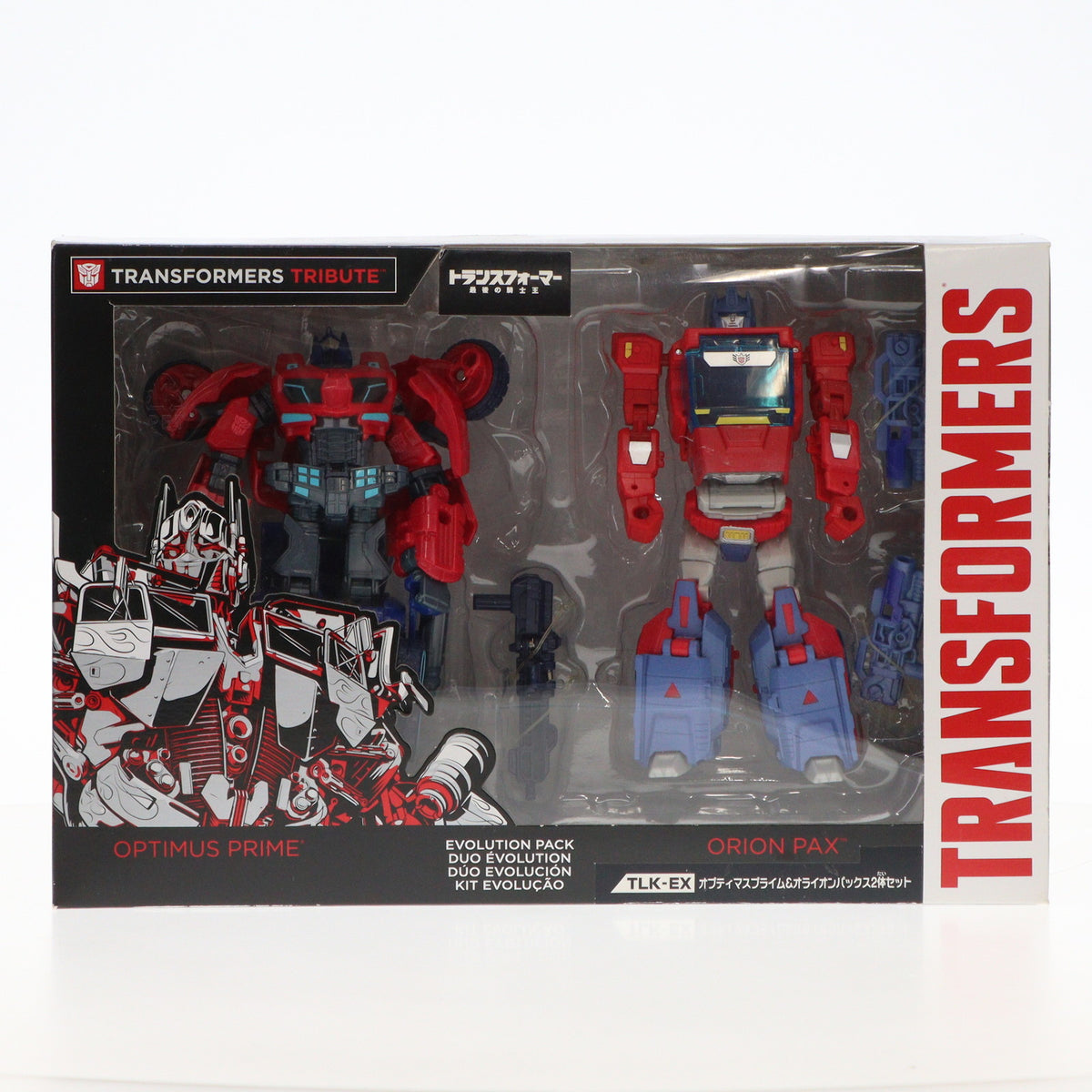 【中古即納】[TOY] Amazon.co.jp限定 TLK-EX オプティマスプライム&オライオンパックス 2体セット トランスフォーマー/最後の騎士王 完成トイ タカラトミー(20170831)