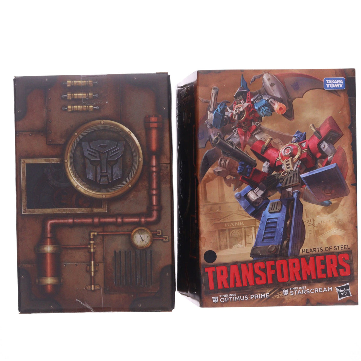 【中古即納】[TOY] トランスフォーマー タイムライン HEARTS OF STEEL OPTIMUS PRIME & STARSCREAM(ハート・オブ・スティール オプティマスプライム&スタースクリーム) Transformers: Evolutions Hearts of Steel 完成トイ ハズブロ(20251031)