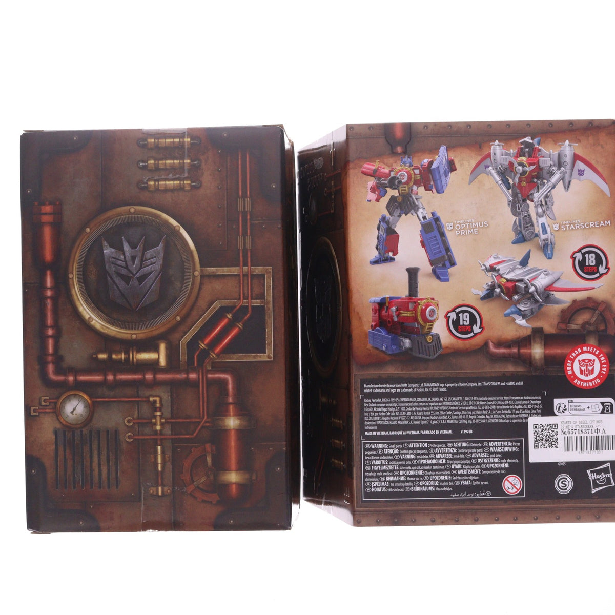 【中古即納】[TOY] トランスフォーマー タイムライン HEARTS OF STEEL OPTIMUS PRIME & STARSCREAM(ハート・オブ・スティール オプティマスプライム&スタースクリーム) Transformers: Evolutions Hearts of Steel 完成トイ ハズブロ(20251031)