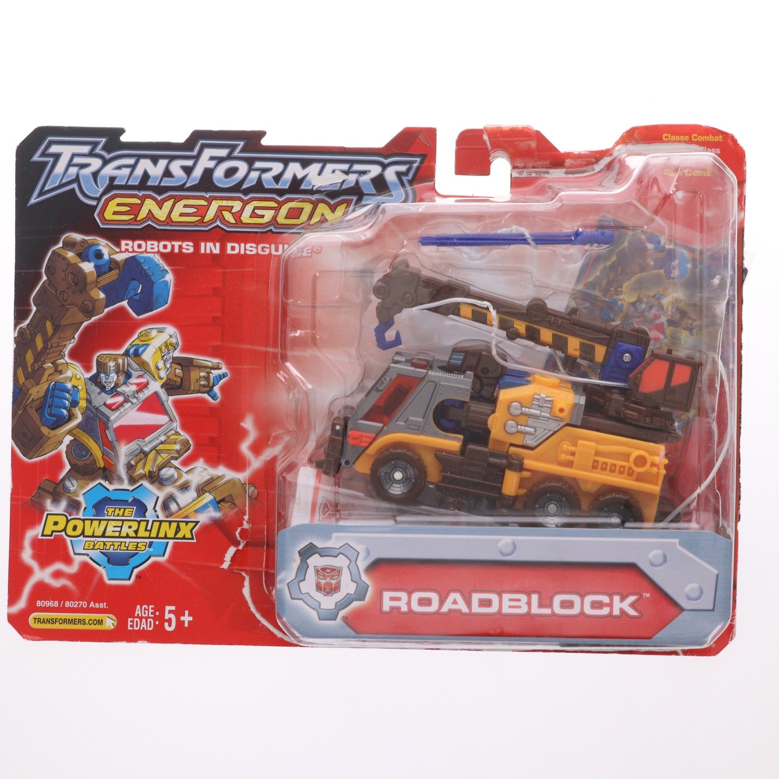 【中古即納】[TOY] トランスフォーマー エネルゴン ロードブロック トランスフォーマー スーパーリンク 完成トイ(80968) ハズブロ(20041231)