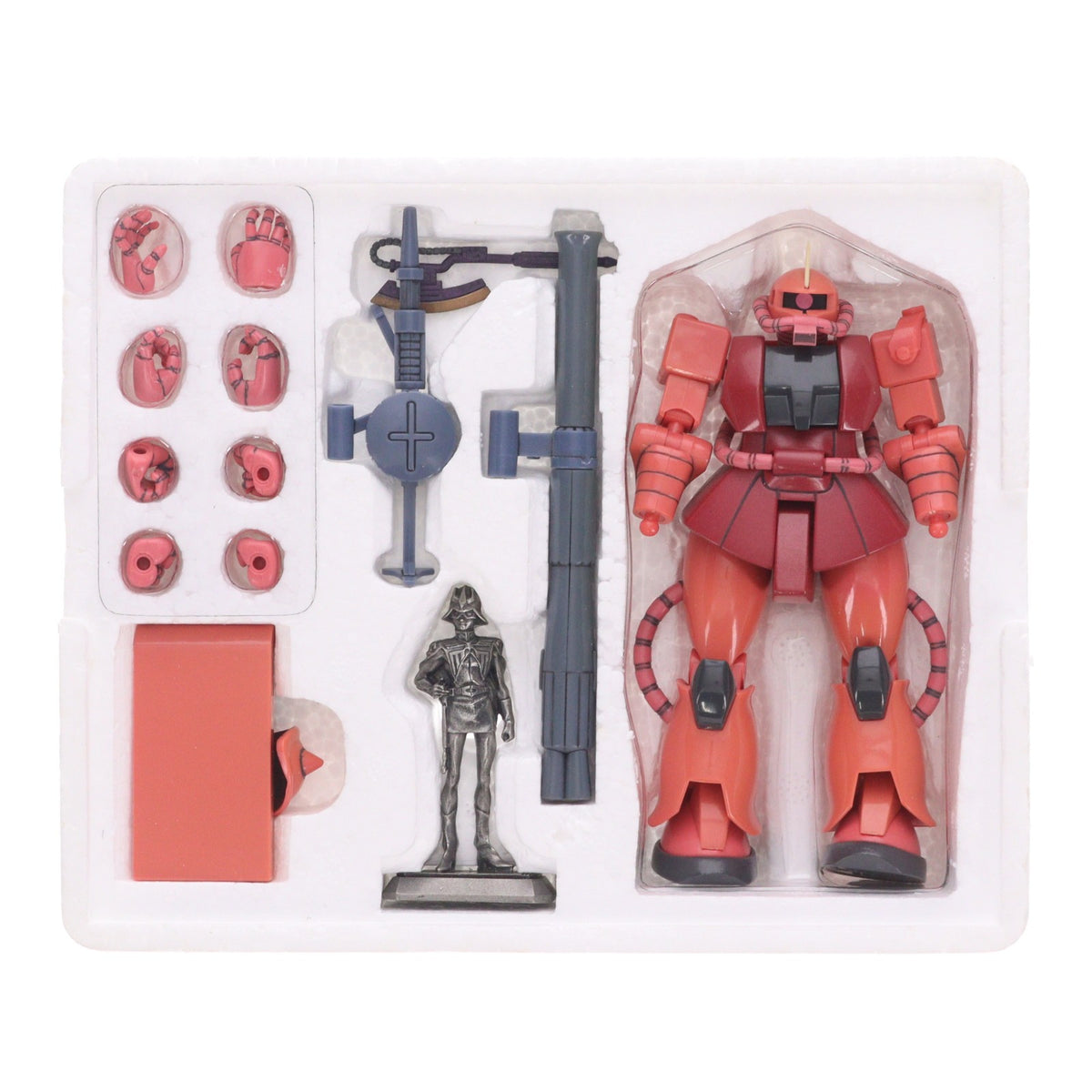 【中古即納】[TOY] 超合金 GD-20 1/144 可動戦士 シャア専用ザク 機動戦士ガンダム 完成トイ バンダイ(19991101)
