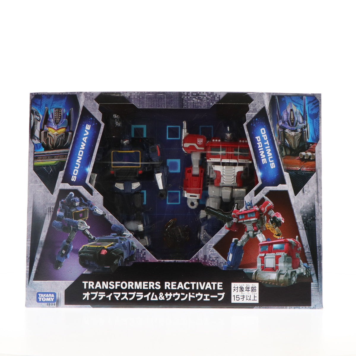 【中古即納】[TOY] タカラトミーモール限定 トランスフォーマー オプティマスプライム&サウンドウェーブ Transformers: Reactivate(トランスフォーマー リアクティベート) 完成トイ タカラトミー(20240630)