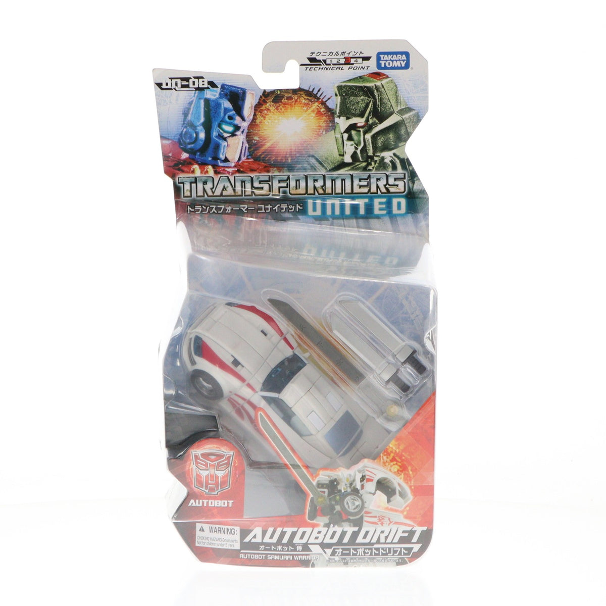 【中古即納】[TOY] トランスフォーマー ユナイテッド UN-08 オートボットドリフト 完成トイ タカラトミー(20101228)