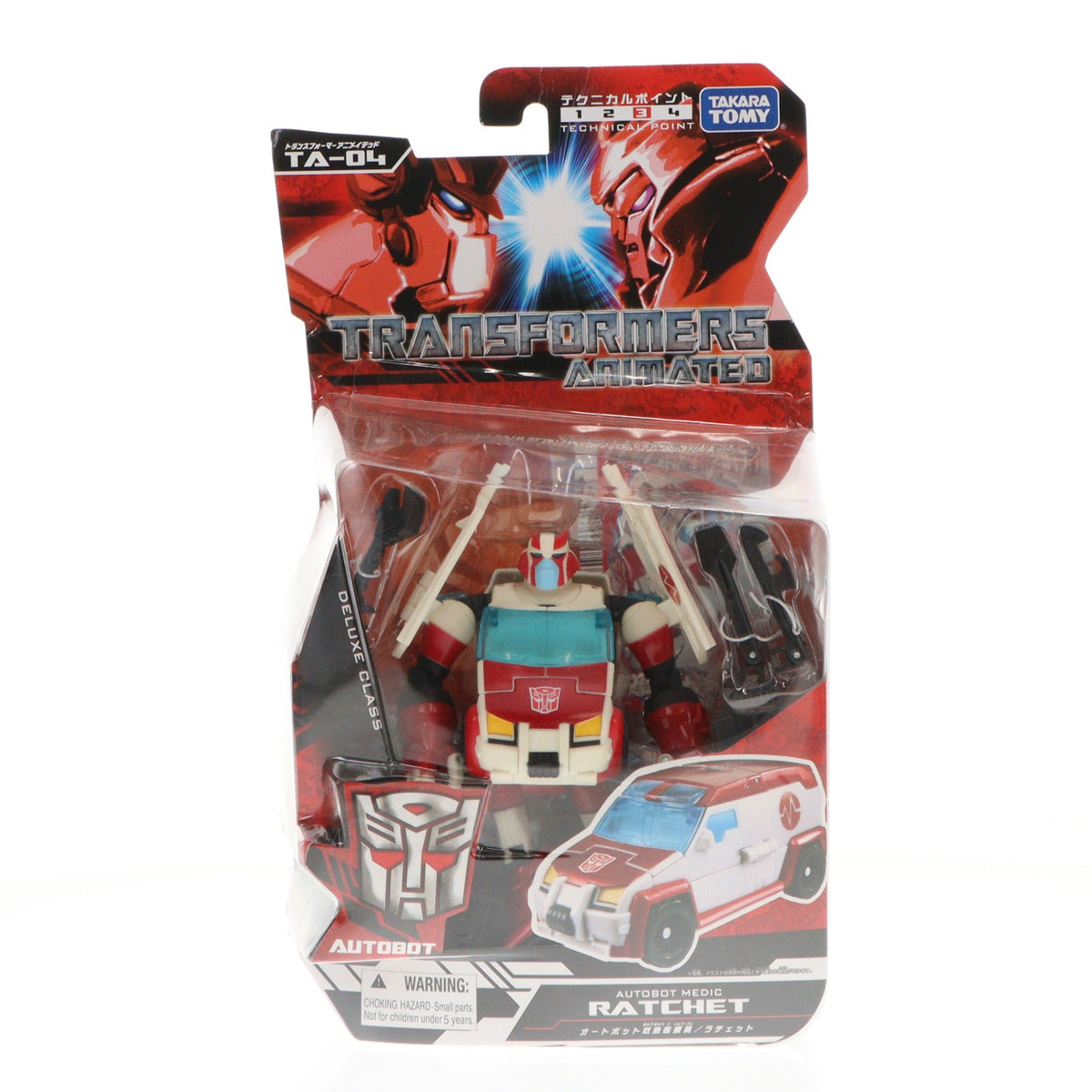 【中古即納】[TOY] トランスフォーマー アニメイテッド TA-04 ラチェット 完成トイ タカラトミー(20100327)