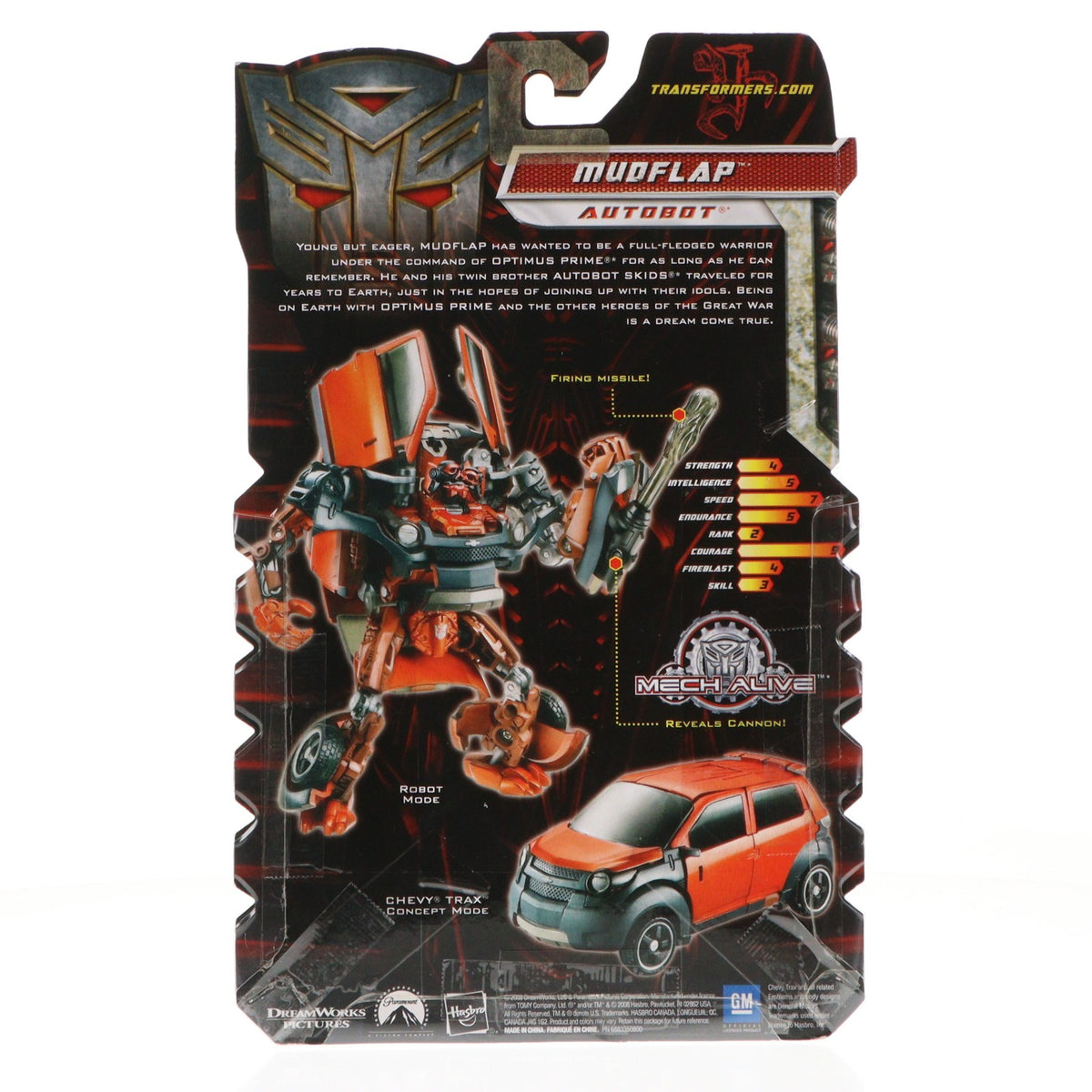 【中古即納】[TOY] トランスフォーマー ムービー メックテックシリーズ RA-15 マッドフラップ トランスフォーマー/リベンジ 完成トイ タカラトミー(20090801)