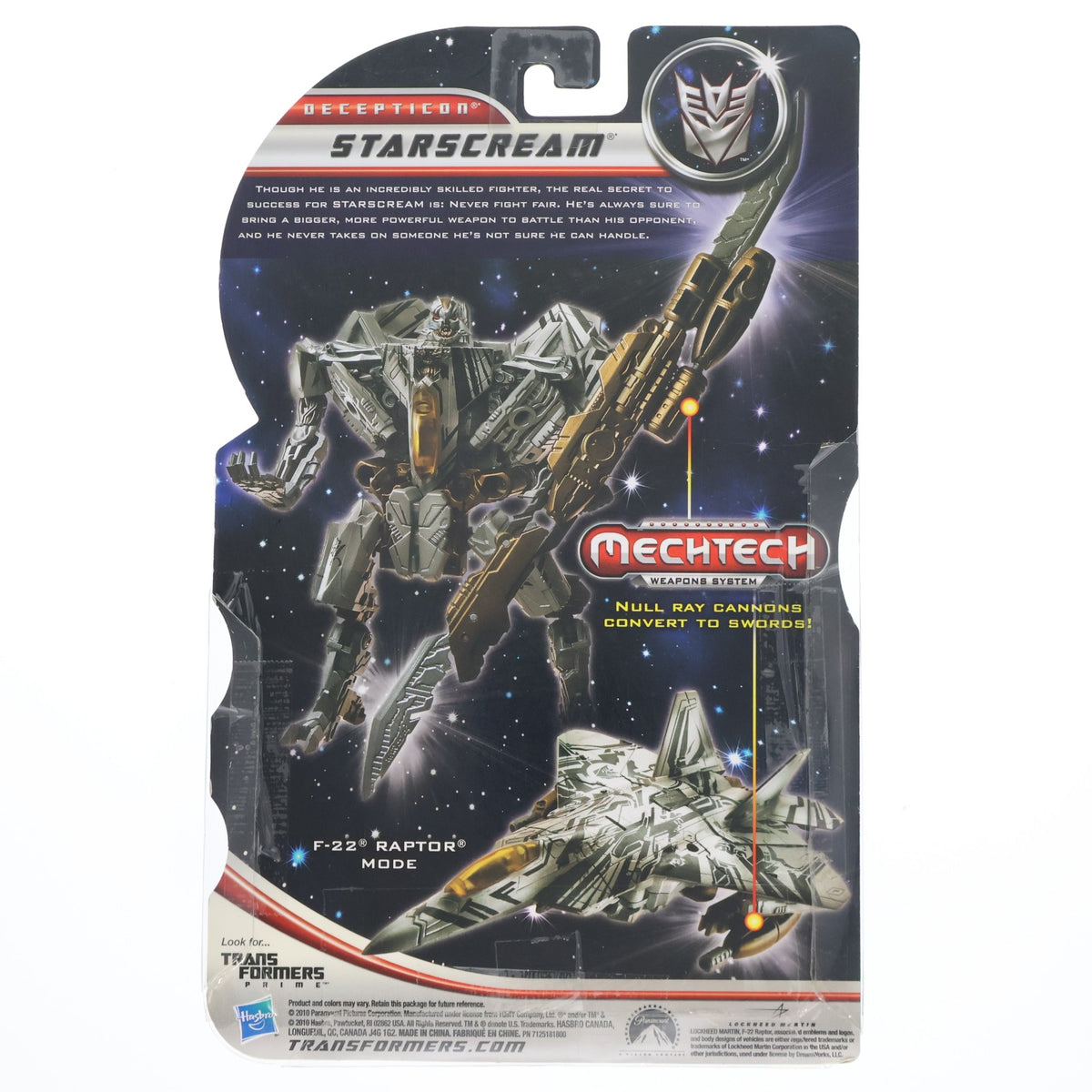 【中古即納】[TOY] トランスフォーマー ムービー メックテックシリーズ DD-02 スタースクリーム トランスフォーマー/ダークサイド・ムーン 完成トイ タカラトミー(20110514)