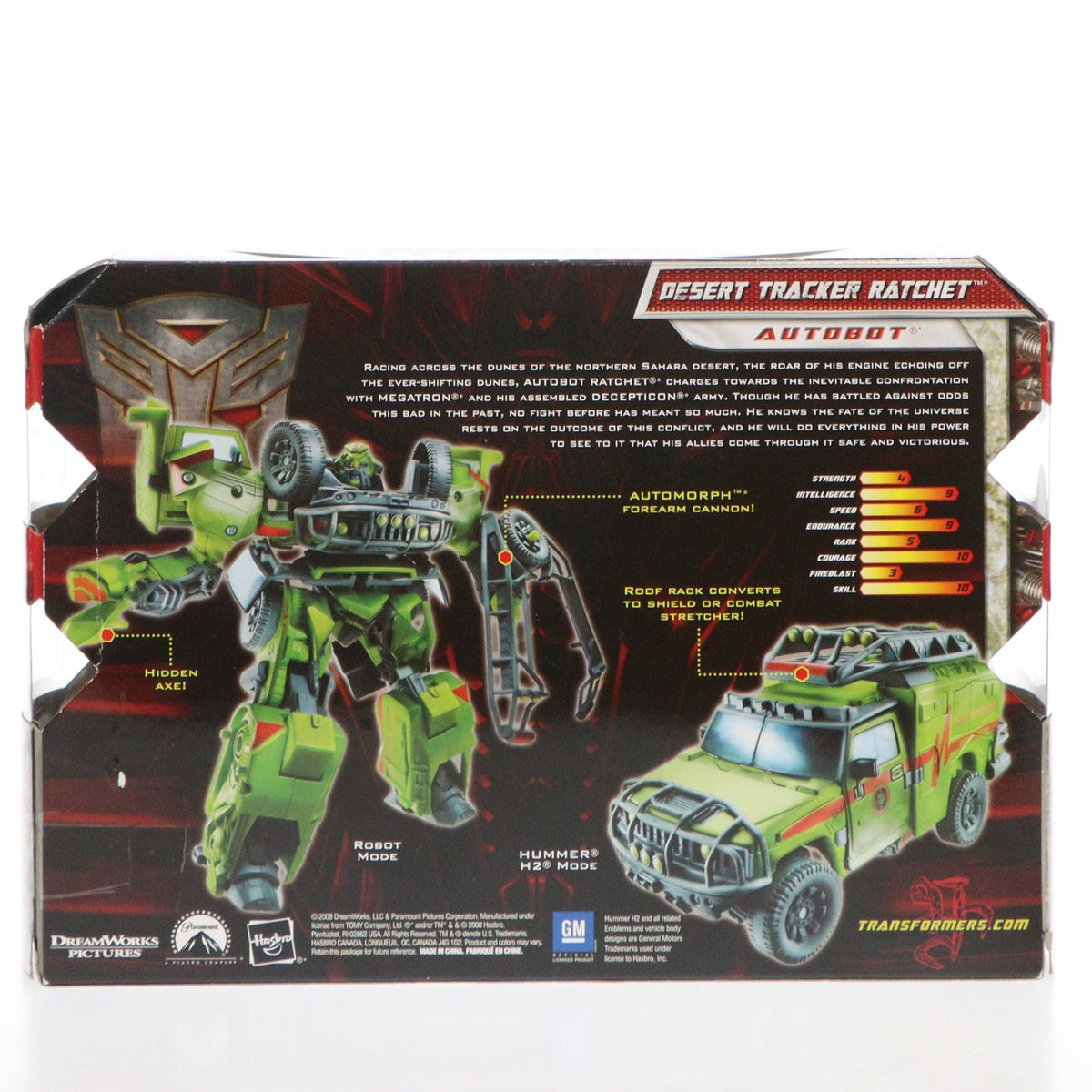 【中古即納】[TOY] RA-08 デザートトラッカーラチェット トランスフォーマー/リベンジ 完成トイ タカラトミー(20090630)