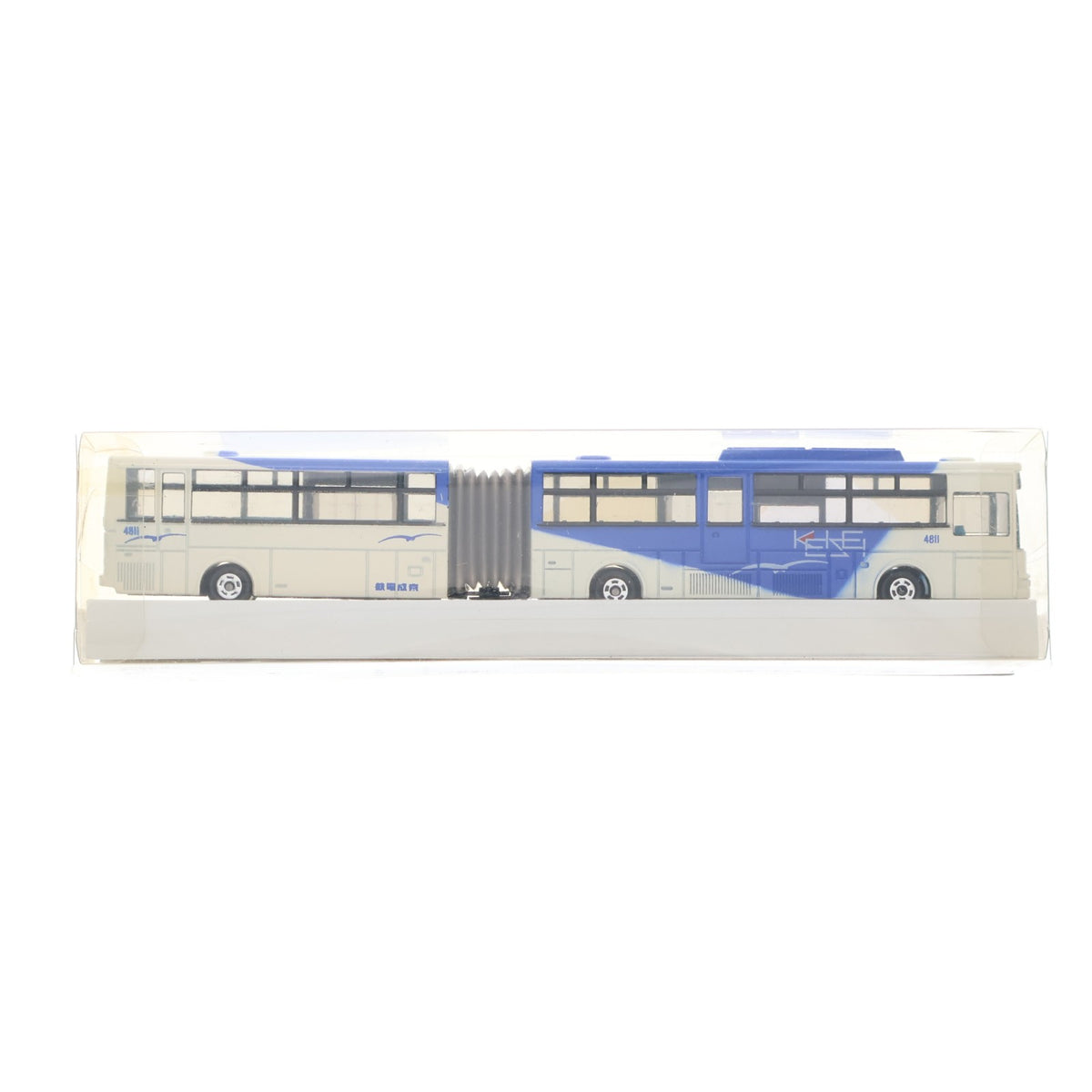 【中古即納】[MDL] 1/80 京成電鉄 VOLVO-富士重工 連節バス(ホワイト×ブルー) 日本初連節バス運行記念 完成品 ミニカー 京成電鉄(19991231)