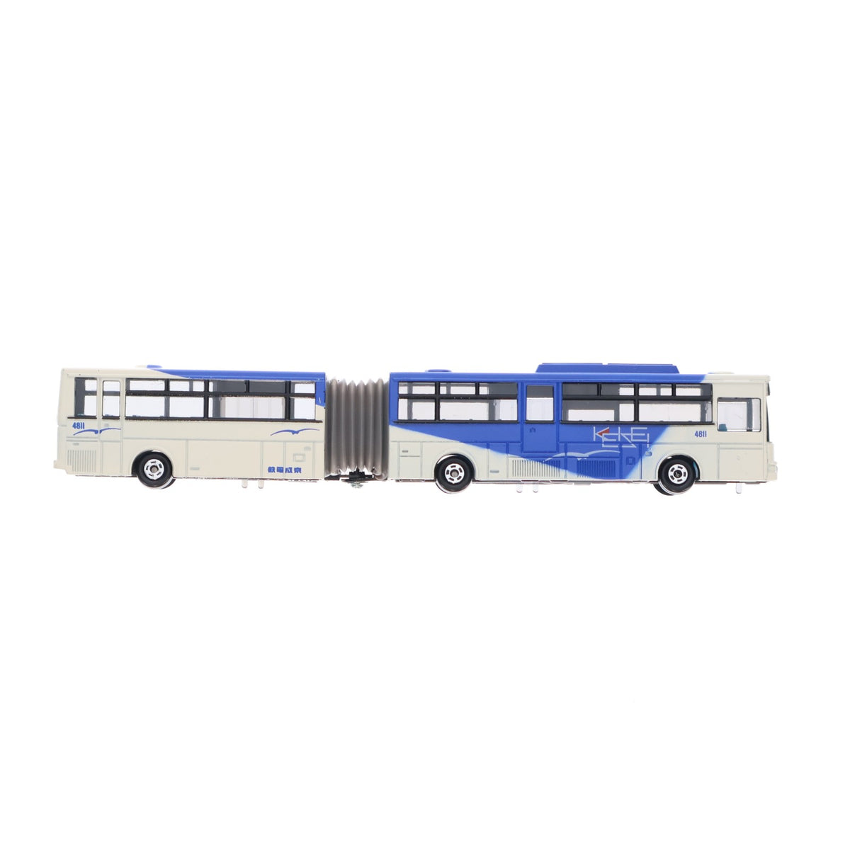【中古即納】[MDL] 1/80 京成電鉄 VOLVO-富士重工 連節バス(ホワイト×ブルー) 日本初連節バス運行記念 完成品 ミニカー 京成電鉄(19991231)