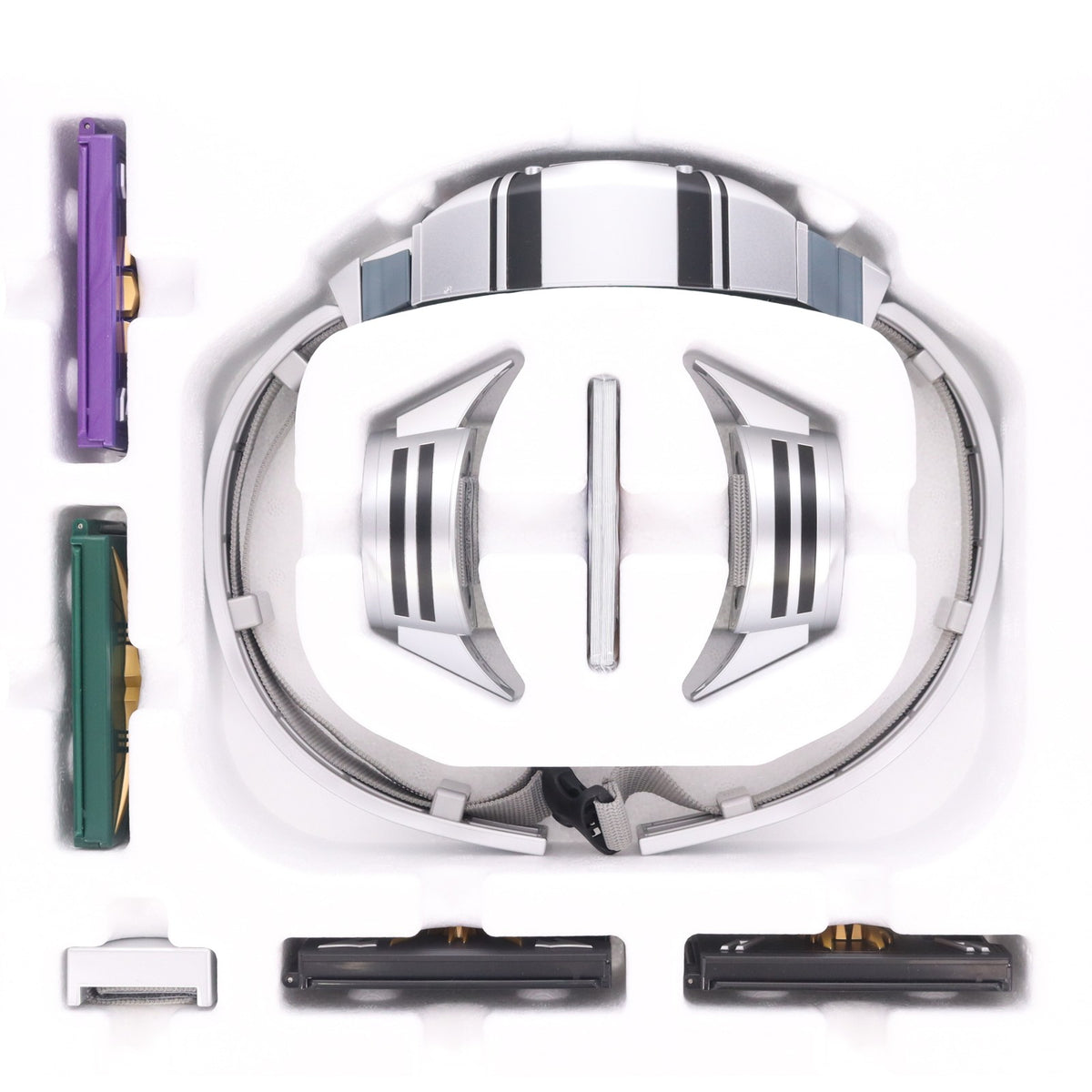 【中古即納】[TOY] プレミアムバンダイ限定 コンプリートセレクションモディフィケーション CSM Vバックル 4大仮面ライダーセット 仮面ライダー龍騎 完成トイ バンダイ(20241128)