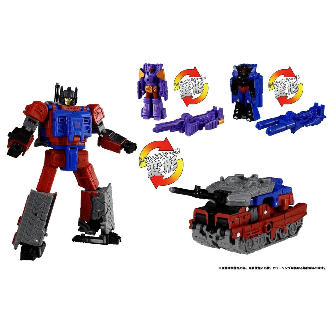 【中古即納】[TOY] T-SPARK トランスフォーマー レガシー ユナイテッド TL-82 クエイク&ヒーター&ティップトップ 完成トイ タカラトミー(20250125)