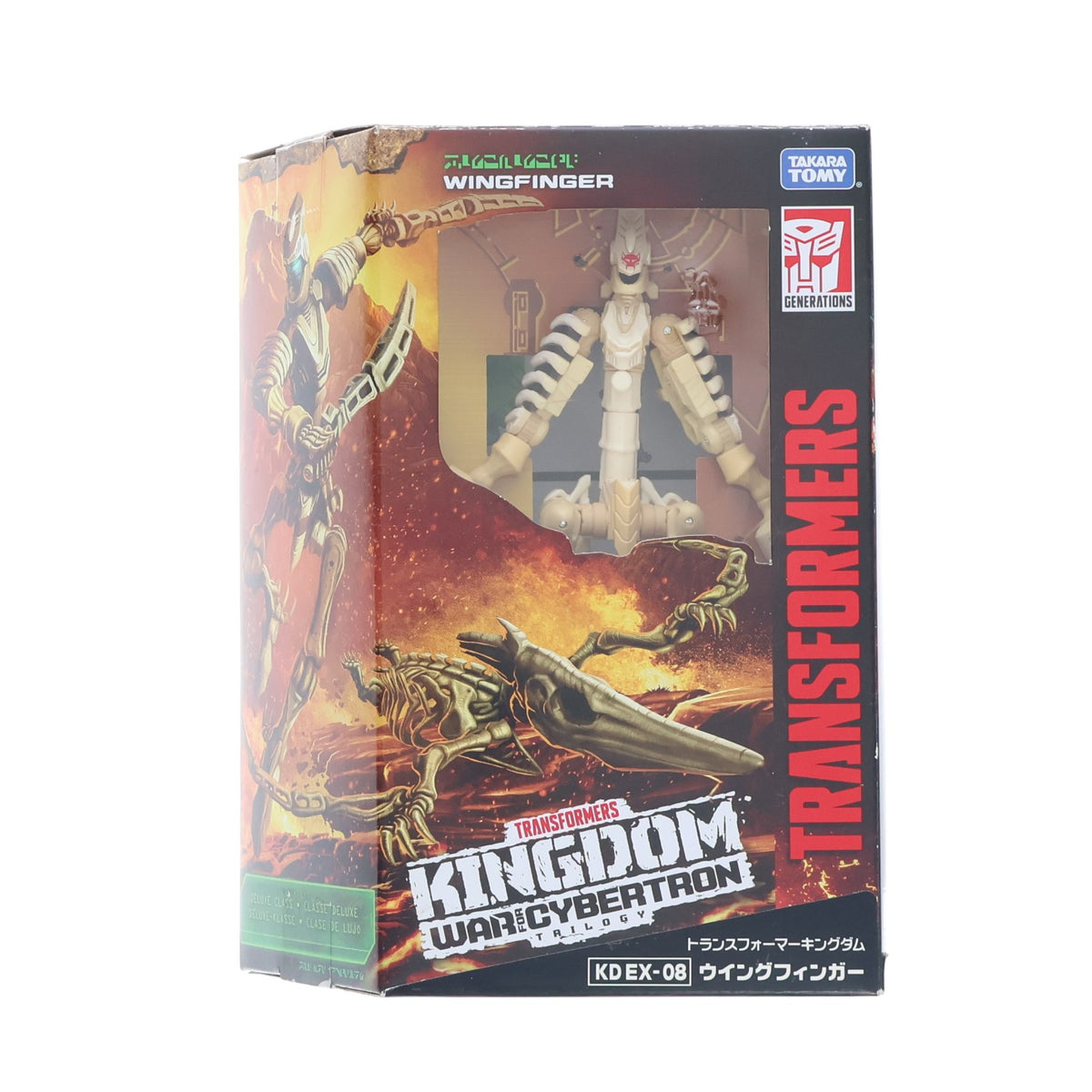 【中古即納】[TOY] タカラトミーモール限定 トランスフォーマー キングダム KD EX-08 ウイングフィンガー TFジェネレーションズ デラックスクラス 完成トイ タカラトミー(20211130)