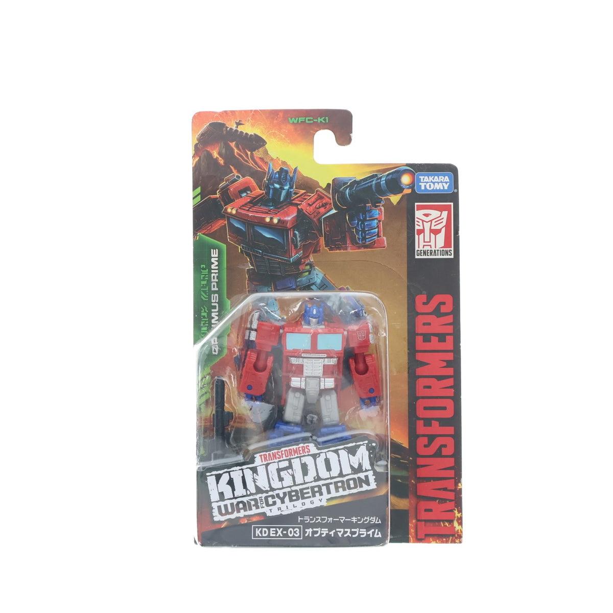 【中古即納】[TOY] タカラトミーモール限定 トランスフォーマー キングダム KD EX-03 オプティマスプライム TFジェネレーションズ コアクラス 完成トイ タカラトミー(20210531)