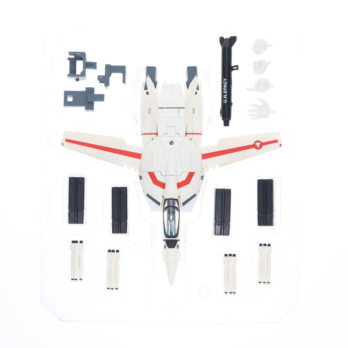【中古即納】[TOY] 完全変形 1/60 VF-1J with スーパーパーツ 一条輝機 超時空要塞マクロス 完成トイ YAMATO(やまと)(20081119)
