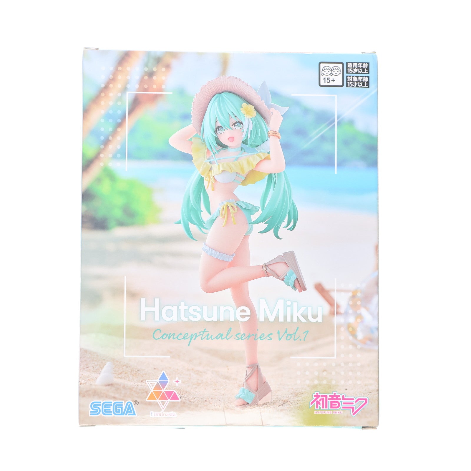 【中古即納】[FIG] 初音ミク キャラクター・ボーカル・シリーズ01 初音ミク 初音ミクシリーズ Luminasta『初音ミク』Conceptual series Vol.1 フィギュア プライズ(1120131) セガ(20250718)