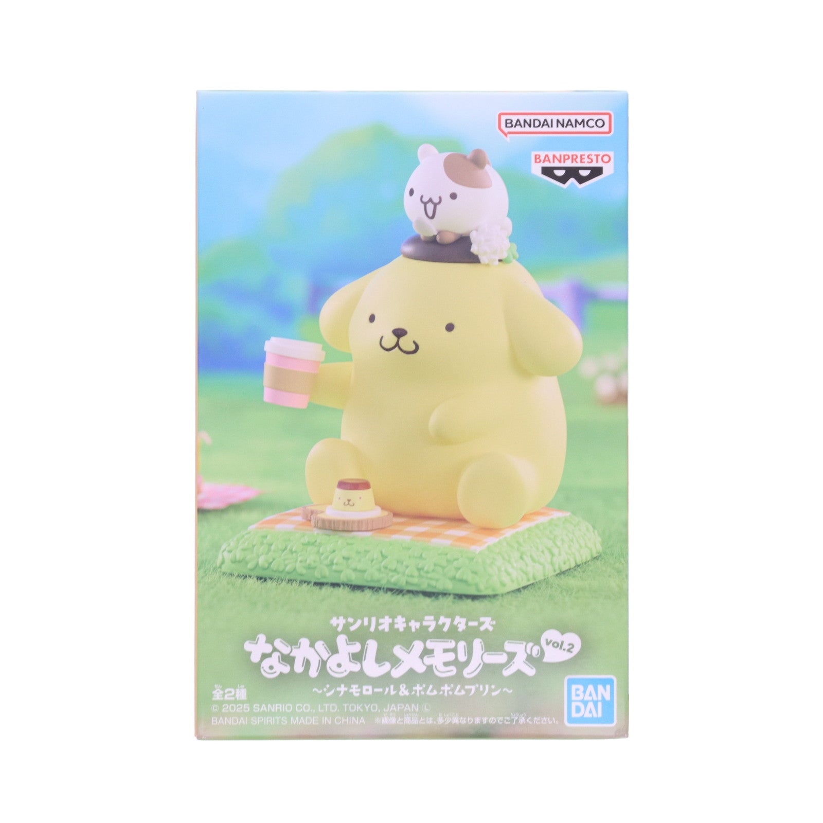 【中古即納】[FIG] ポムポムプリン サンリオキャラクターズ なかよしメモリーズ vol.2 ～シナモロール&ポムポムプリン～ フィギュア プライズ(2772705) バンプレスト(20250624)