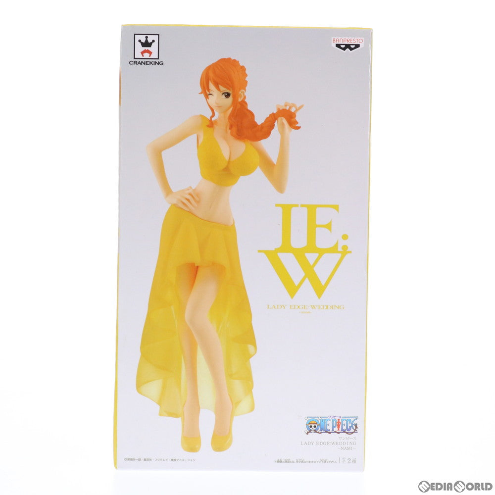 【中古即納】[FIG] ナミ(イエロー) ワンピース LADY EDGE:WEDDING-NAMI- ONE PIECE フィギュア プライズ(38516) バンプレスト(20180726)