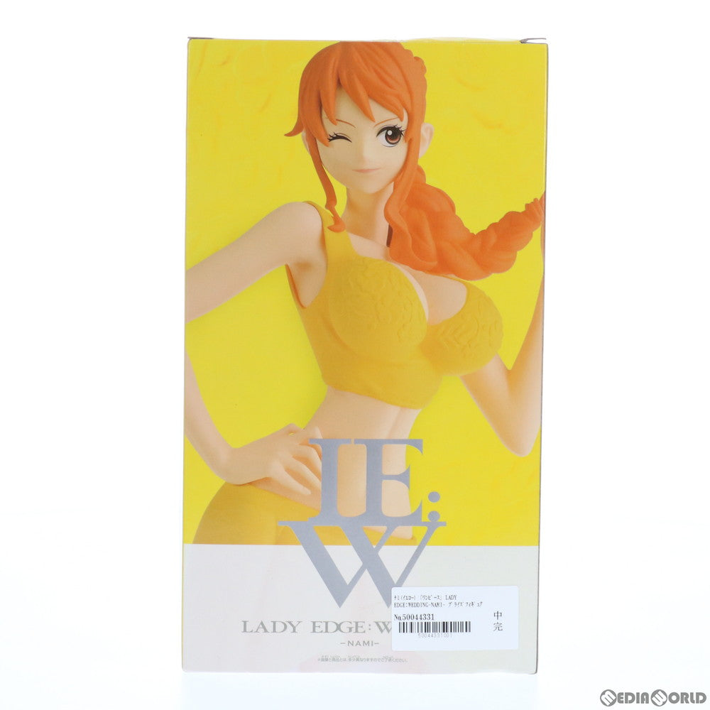 【中古即納】[FIG] ナミ(イエロー) ワンピース LADY EDGE:WEDDING-NAMI- ONE PIECE フィギュア プライズ(38516) バンプレスト(20180726)