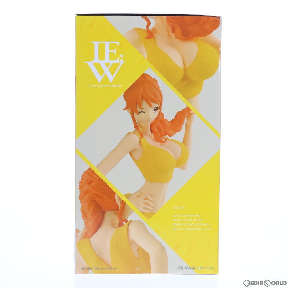 【中古即納】[FIG] ナミ(イエロー) ワンピース LADY EDGE:WEDDING-NAMI- ONE PIECE フィギュア プライズ(38516) バンプレスト(20180726)