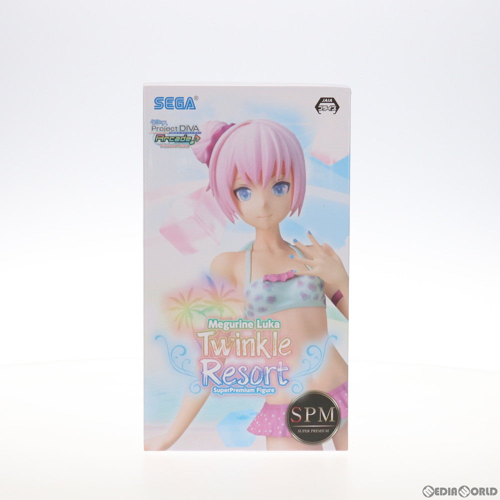 【中古即納】[FIG] 巡音ルカ-トゥインクルリゾート 初音ミク Project DIVA Arcade Future Tone スーパープレミアムフィギュア プライズ(1033357) セガ(20190720)
