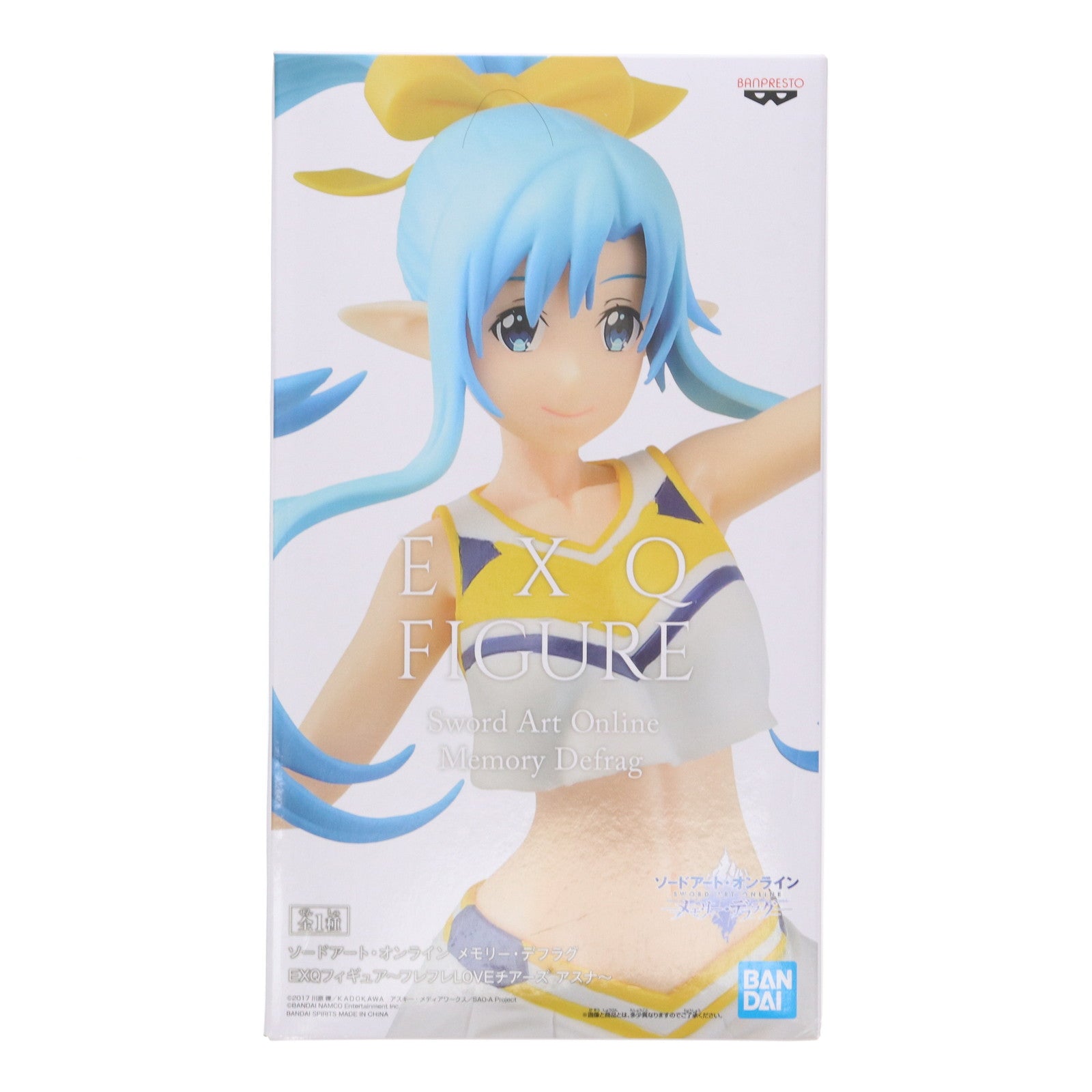 【中古即納】[FIG] アスナ ソードアート・オンライン メモリー・デフラグ EXQフィギュア～フレフレLOVEチアーズ アスナ～ プライズ(39521) バンプレスト(20190710)