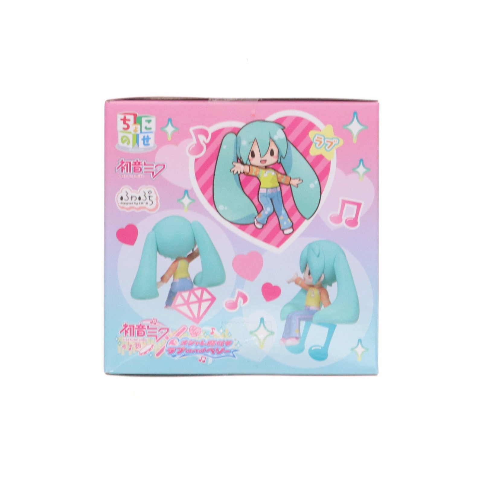 【中古即納】[FIG] 初音ミク(ラブ衣装) 初音ミク×オシャレ魔女 ラブ and ベリー ふわぷち ちょこのせミニフィギュア『初音ミク』(EX) プライズ(1118940) セガ(20250529)