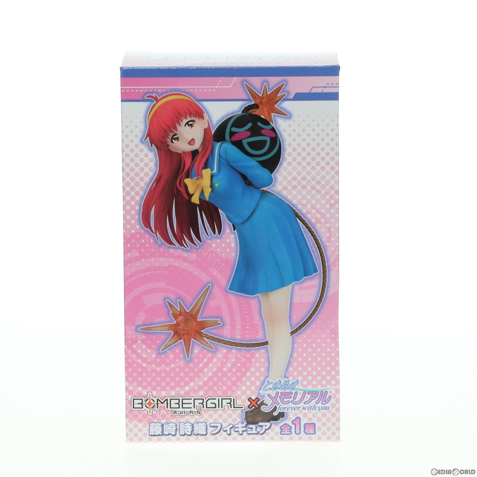 【中古即納】[FIG] 藤崎詩織(ふじさきしおり) ボンバーガール×ときめきメモリアル 藤崎詩織フィギュア プライズ(E75886) エイコー(20190228)