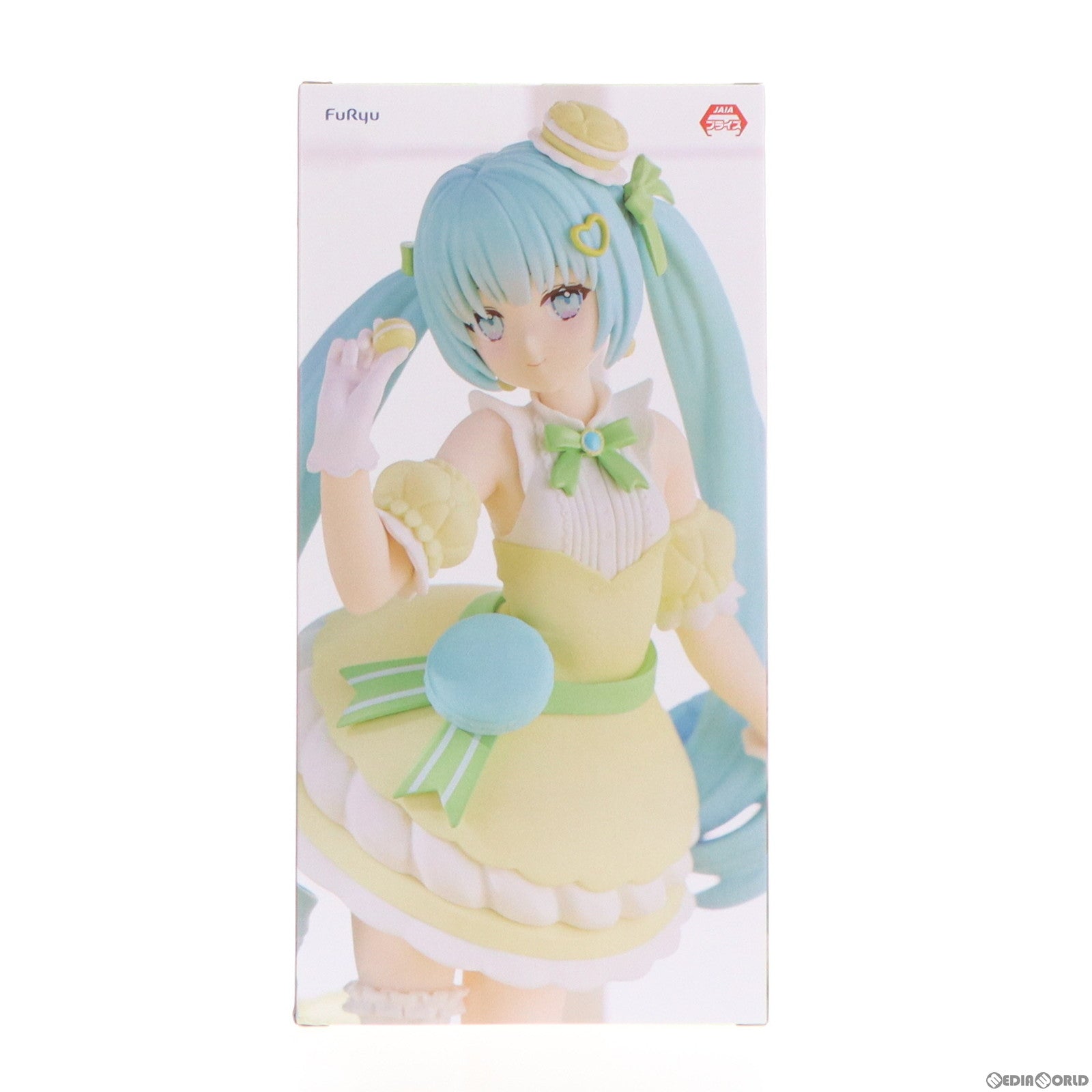 【中古即納】[FIG] 初音ミク キャラクター・ボーカル・シリーズ01 初音ミク Exc∞d Creative Figure SweetSweets-シトロンマカロンver.- フィギュア プライズ(AMU-PRZ16601) フリュー(20240420)