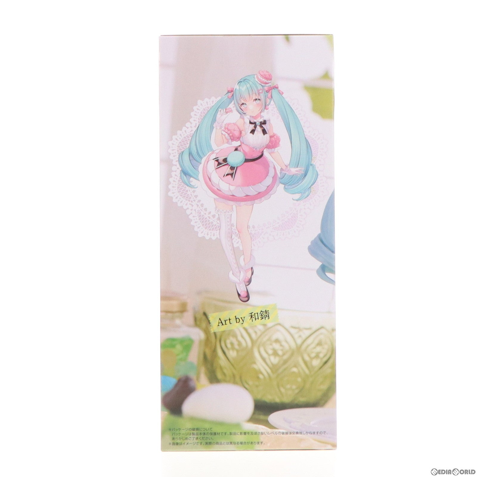 【中古即納】[FIG] 初音ミク キャラクター・ボーカル・シリーズ01 初音ミク Exc∞d Creative Figure SweetSweets-シトロンマカロンver.- フィギュア プライズ(AMU-PRZ16601) フリュー(20240420)