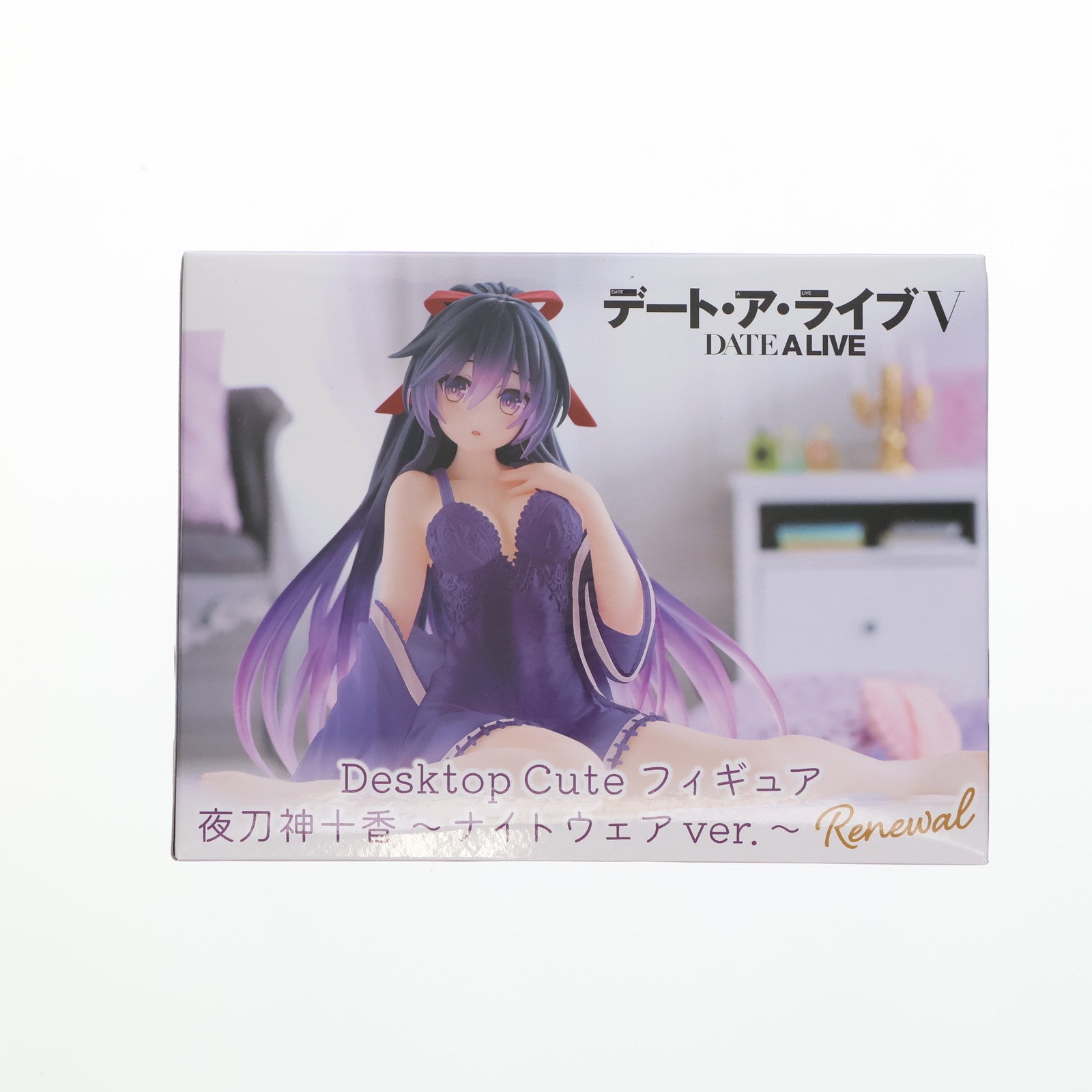 【中古即納】[FIG] 夜刀神十香(やとがみとおか) デート・ア・ライブV Desktop Cute フィギュア 夜刀神十香～ナイトウェアver.～Renewal プライズ(451915800) タイトー(20250810)