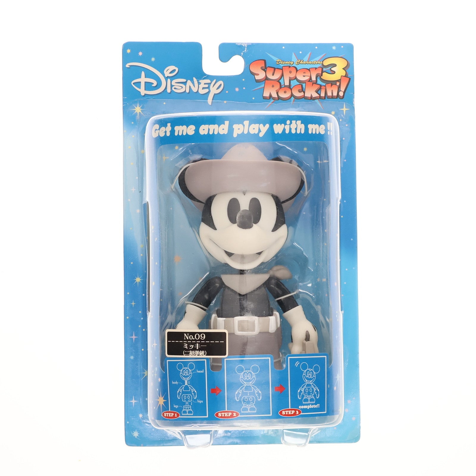 【中古即納】[FIG] ミッキー(二挺拳銃) ディズニー スーパーロッキン Super Rockin'3 シリーズ2 No.09 フィギュア プライズ セガ(20060831)