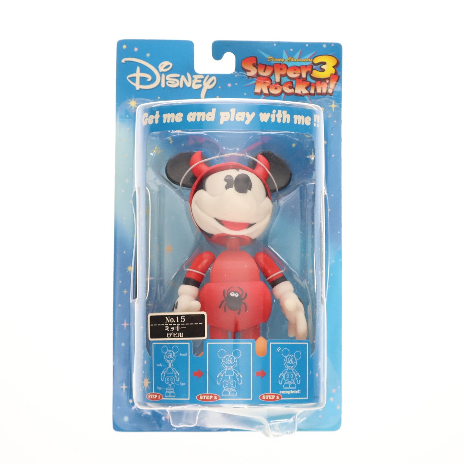 【中古即納】[FIG] ミッキー(デビル) ディズニー スーパーロッキン Super Rockin'3 シリーズ3 No.15 フィギュア プライズ セガ(20060930)