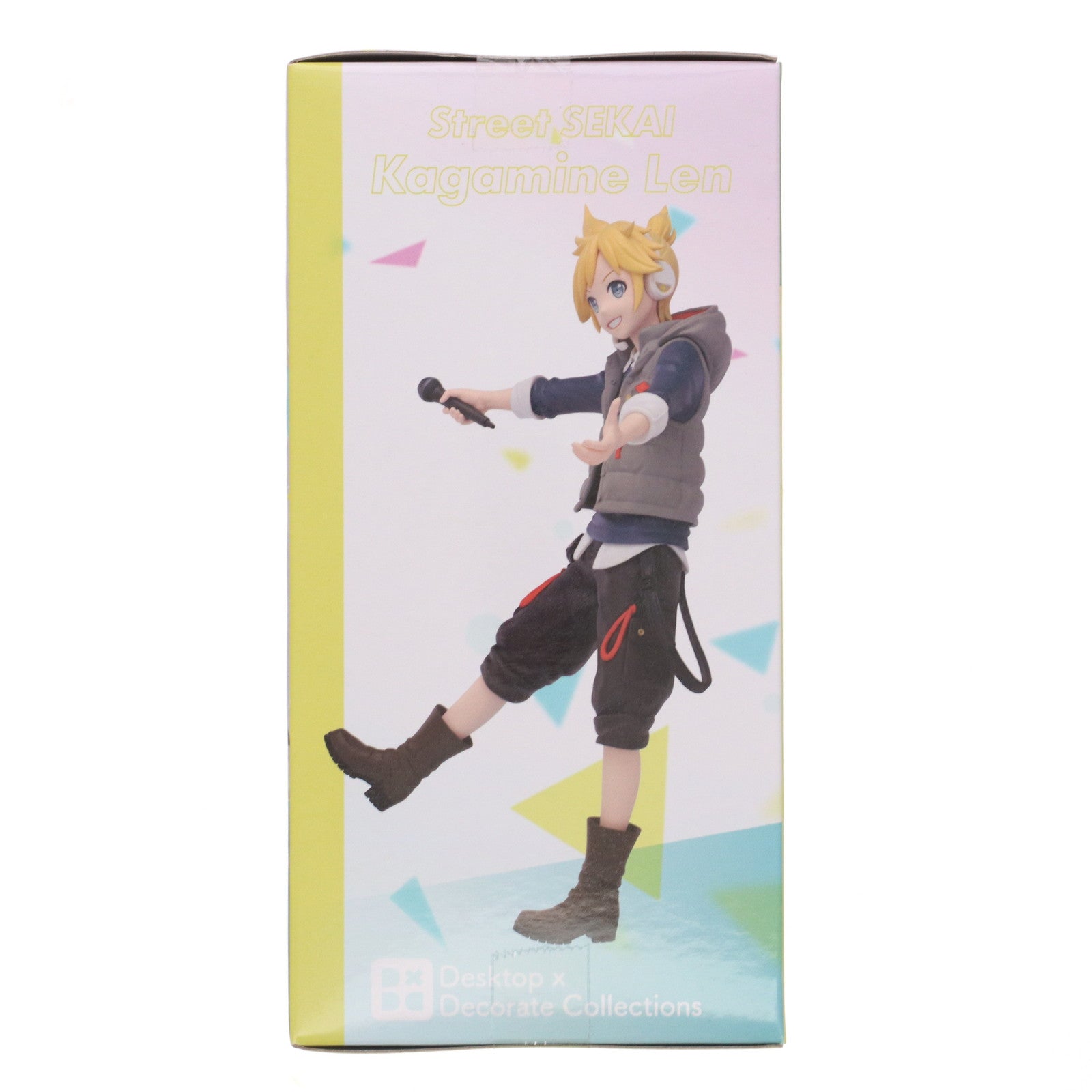 【中古即納】[FIG] 鏡音レン(かがみねれん) プロジェクトセカイ カラフルステージ! Feat.初音ミク Desktop×Decorate Collections『ストリートのセカイの鏡音レン』 フィギュア プライズ(1119371) セガ(20250725)