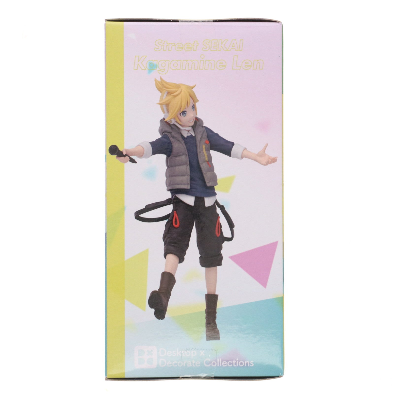 【中古即納】[FIG] 鏡音レン(かがみねれん) プロジェクトセカイ カラフルステージ! Feat.初音ミク Desktop×Decorate Collections『ストリートのセカイの鏡音レン』 フィギュア プライズ(1119371) セガ(20250725)