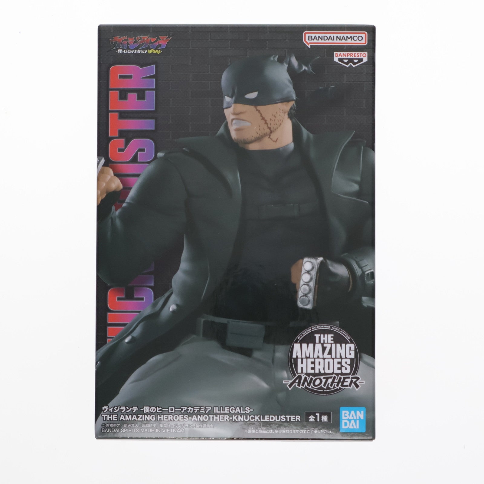 【中古即納】[FIG] ナックルダスター ヴィジランテ -僕のヒーローアカデミア ILLEGALS- THE AMAZING HEROES-ANOTHER-KNUCKLEDUSTER フィギュア プライズ(2785689) バンプレスト(20250729)