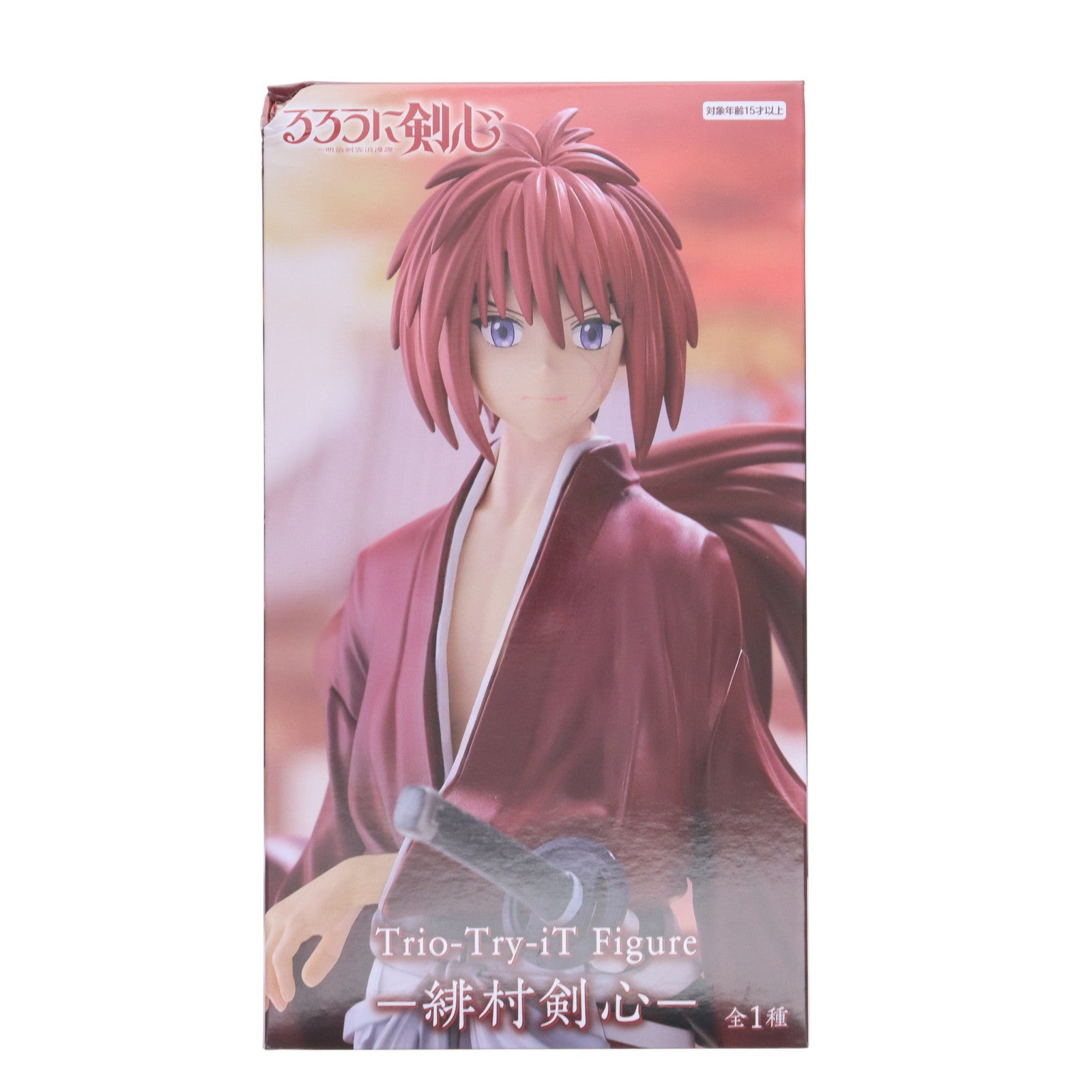 【中古即納】[FIG] 緋村剣心(ひむらけんしん) るろうに剣心 -明治剣客浪漫譚- Trio-Try-iT Figure-緋村剣心- フィギュア プライズ(AMU-PRZ18539) フリュー(20250626)