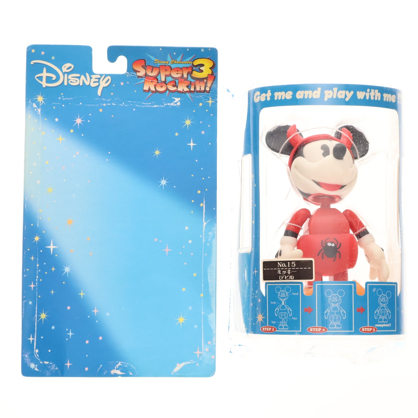 【中古即納】[FIG] ミッキー(デビル) ディズニー スーパーロッキン Super Rockin'3 シリーズ3 No.15 フィギュア プライズ セガ(20060930)