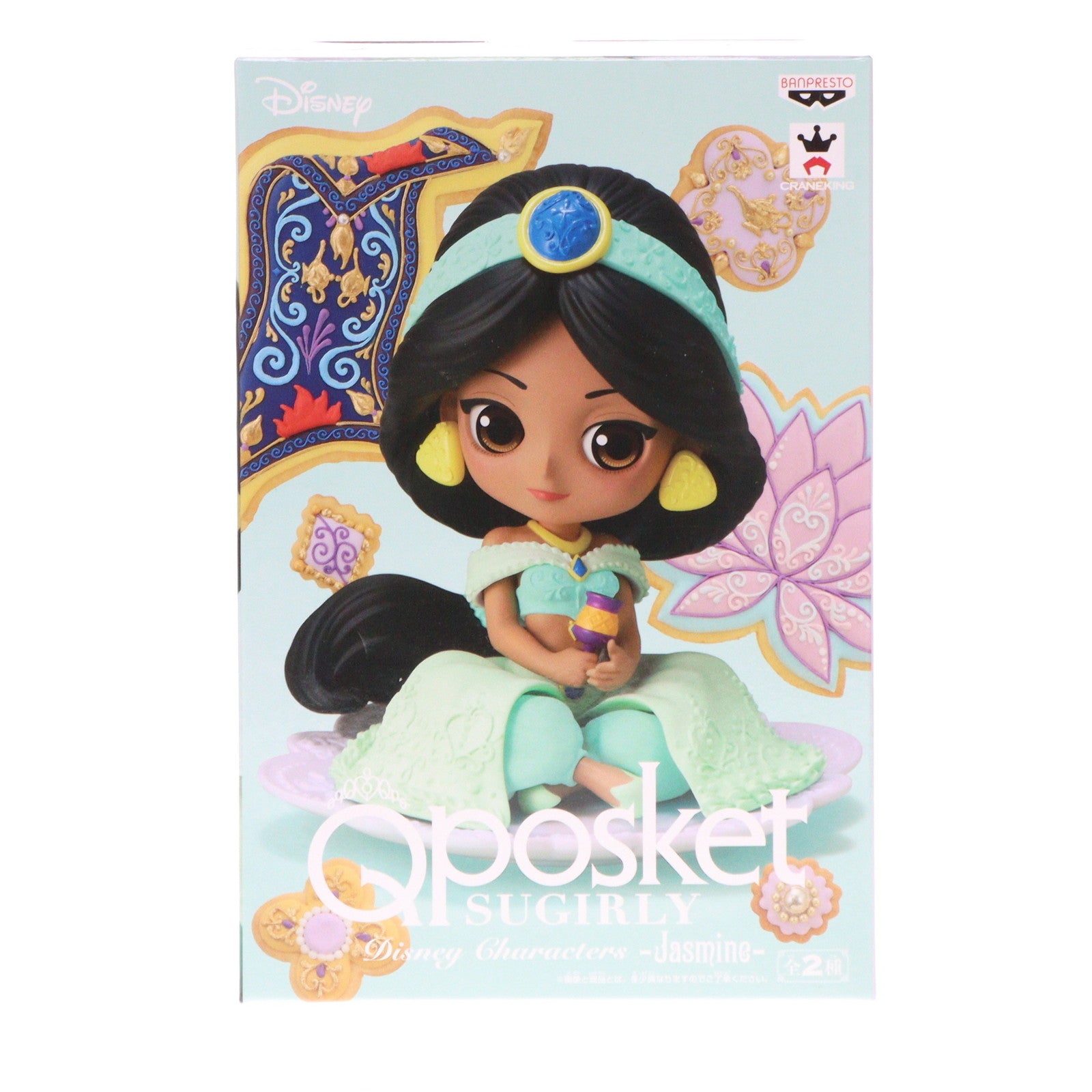 【中古即納】[FIG] ジャスミン(ミルキーカラーver) ディズニー Q posket SUGIRLY Disney Characters -Jasmine- フィギュア プライズ(39128) バンプレスト(20190228)