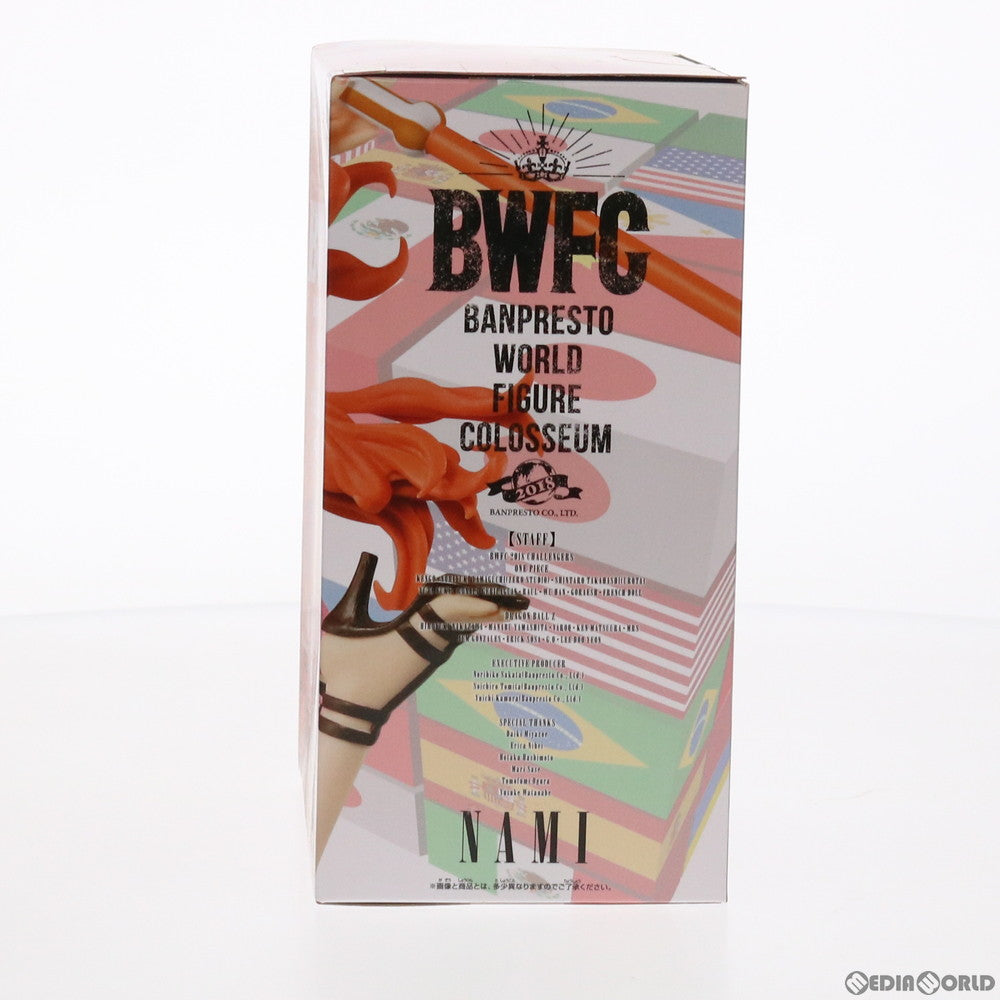 【中古即納】[FIG] ナミ(通常カラーver.) ワンピース BANPRESTO WORLD FIGURE COLOSSEUM 造形王頂上決戦2 vol.3 ONE PIECE フィギュア プライズ(39264) バンプレスト(20190410)