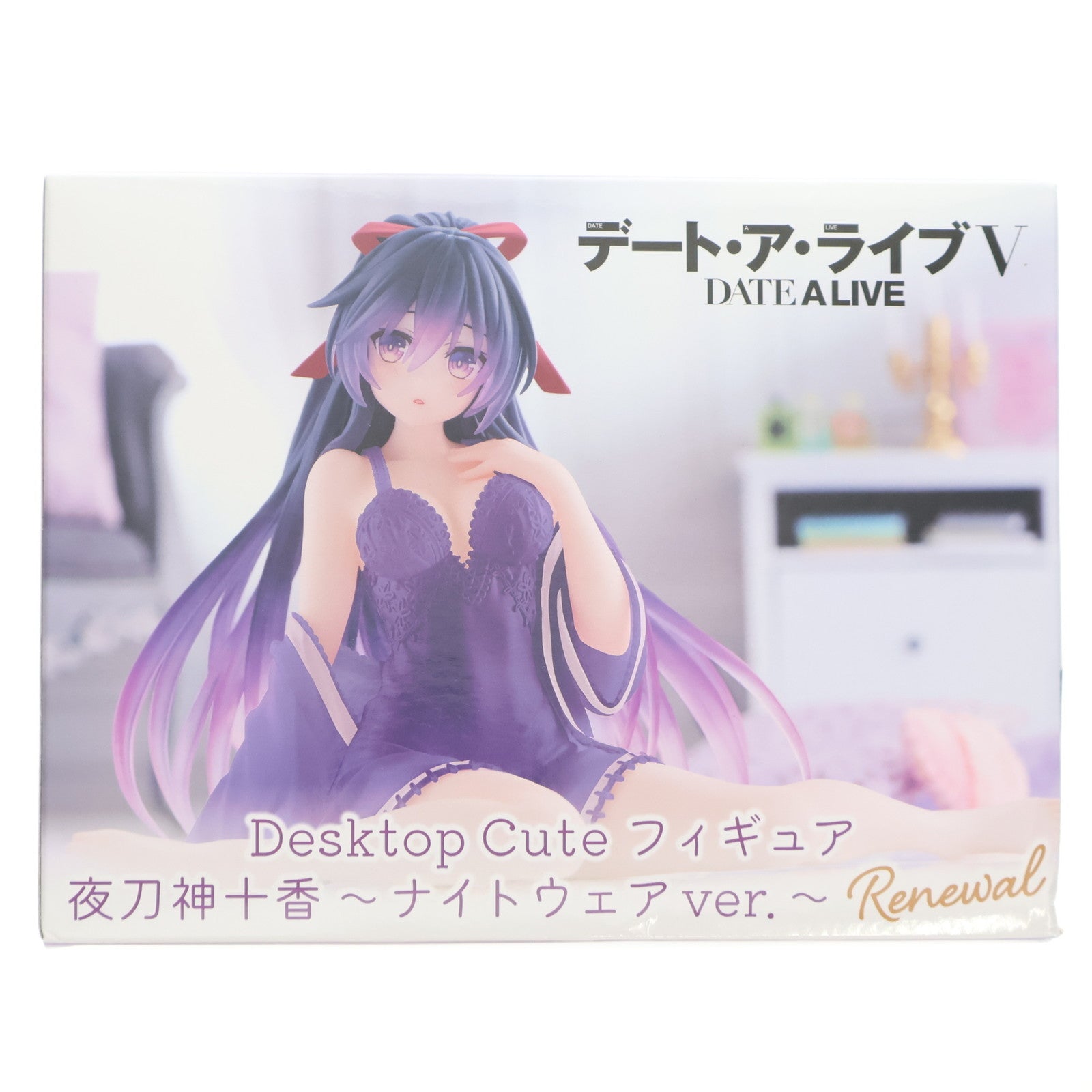 【中古即納】[FIG] 夜刀神十香(やとがみとおか) デート・ア・ライブV Desktop Cute フィギュア 夜刀神十香～ナイトウェアver.～Renewal プライズ(451915800) タイトー(20250810)