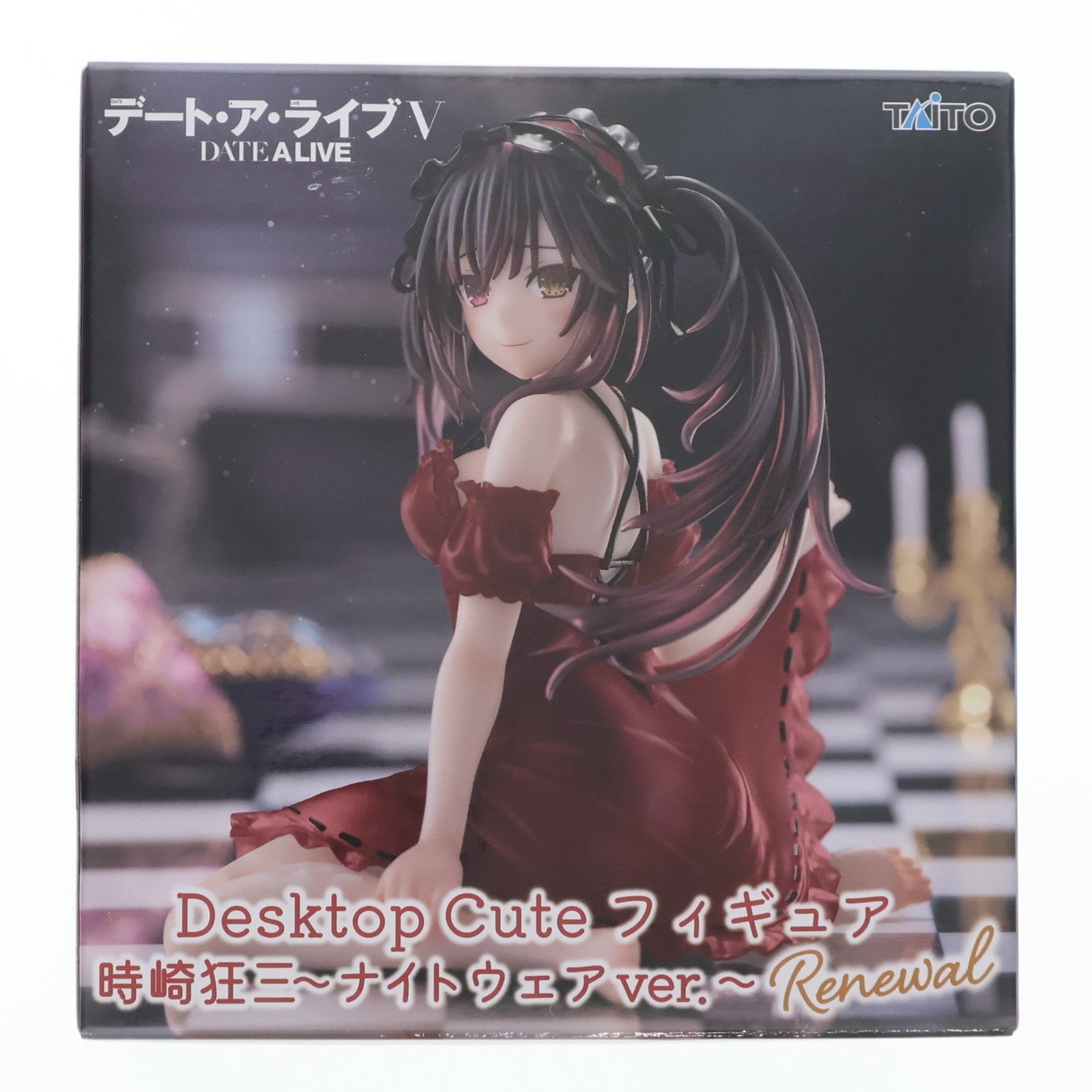 【中古即納】[FIG] 時崎狂三(ときさきくるみ) デート・ア・ライブV Desktop Cute フィギュア 時崎狂三～ナイトウェアver.～Renewal プライズ タイトー(20250816)
