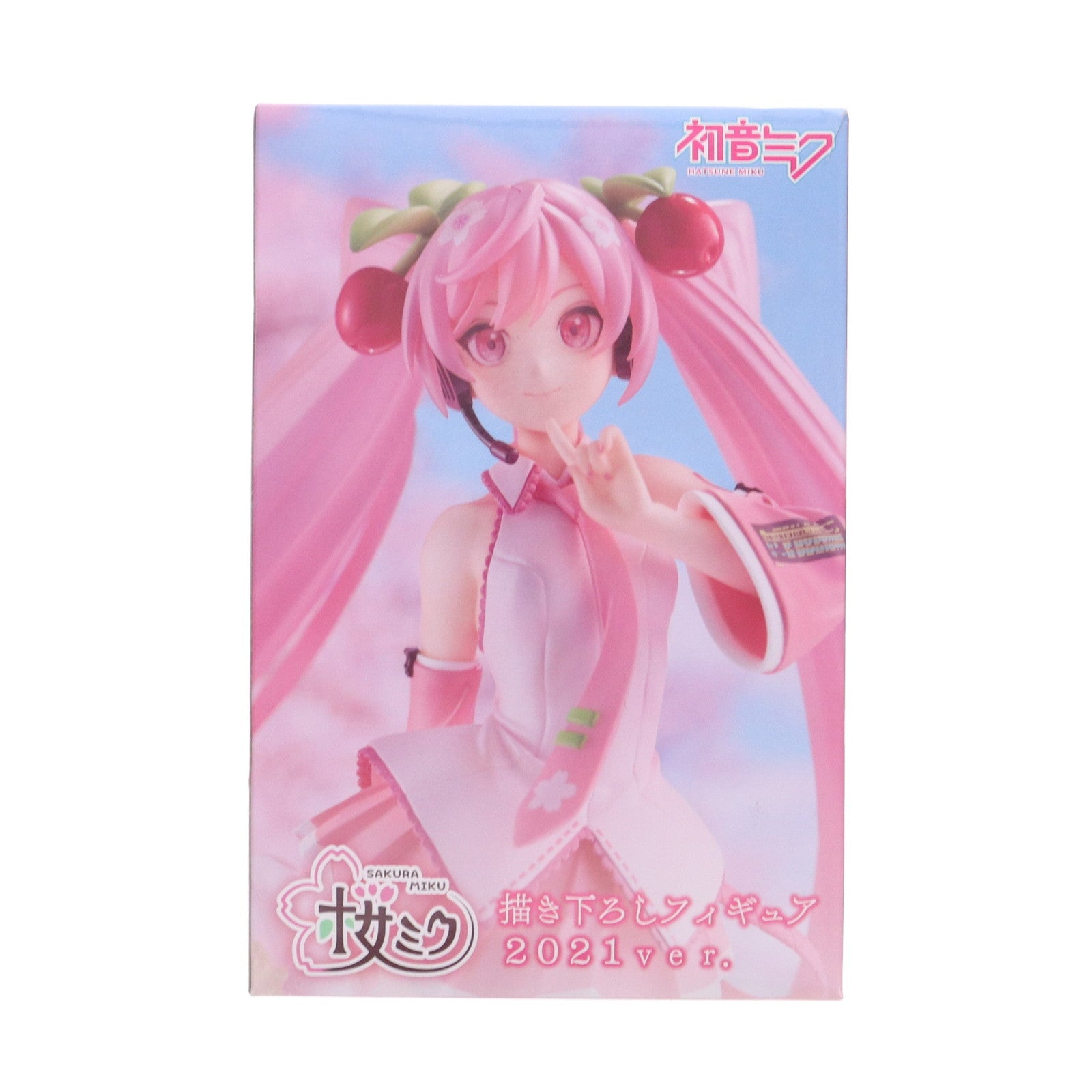 【中古即納】[FIG] 桜ミク 描き下ろしフィギュア 2021 ver. キャラクター・ボーカル・シリーズ01 初音ミク プライズ(451288100) タイトー(20210220)