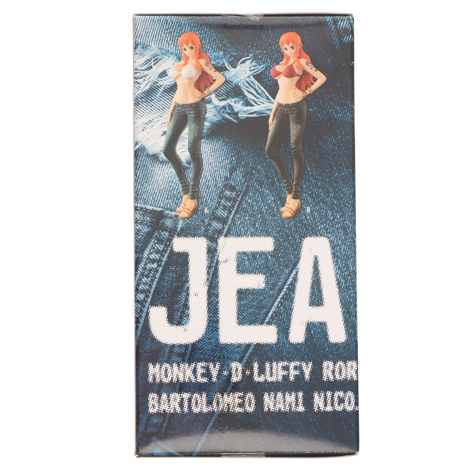 【中古即納】[FIG] ナミ(ホワイト&ブルー) ワンピース JEANS FREAK vol.2 ONE PIECE フィギュア プライズ(36102) バンプレスト(20160121)