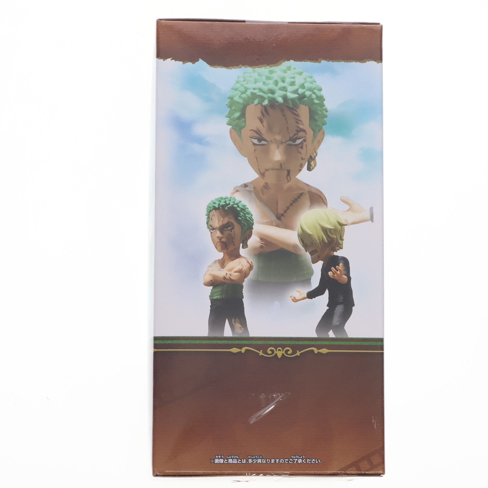 【中古即納】[FIG] ロロノア・ゾロ&サンジ ワンピース ワールドコレクタブルフィギュア ログストーリーズ-ロロノア・ゾロ&サンジ-「なにも!!!な゛かった…!!!!」 ONE PIECE プライズ(2752953) バンプレスト(20250826)